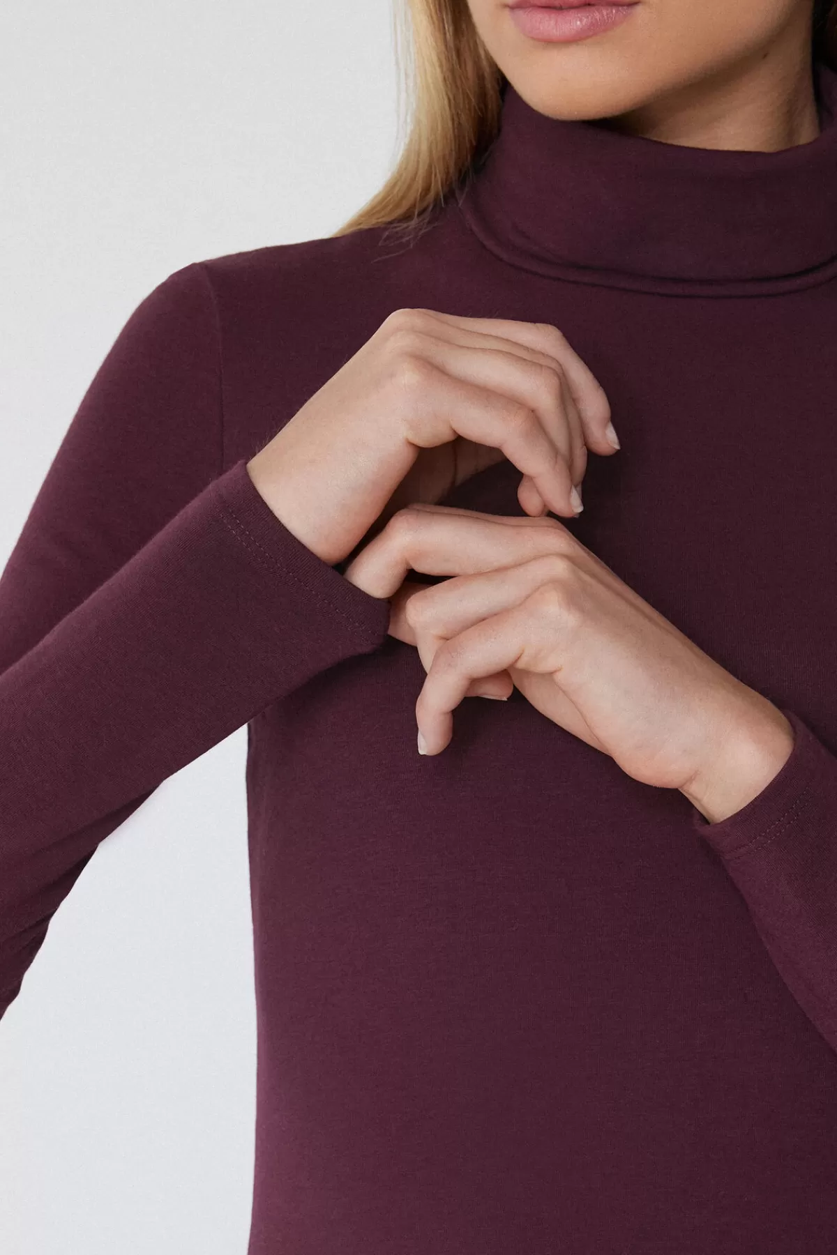 Tezenis Maglierina Invernale Donna con Collo Alto Morbido - Intreccio Termico di Cotone e Fibra Modal per Calore Naturale