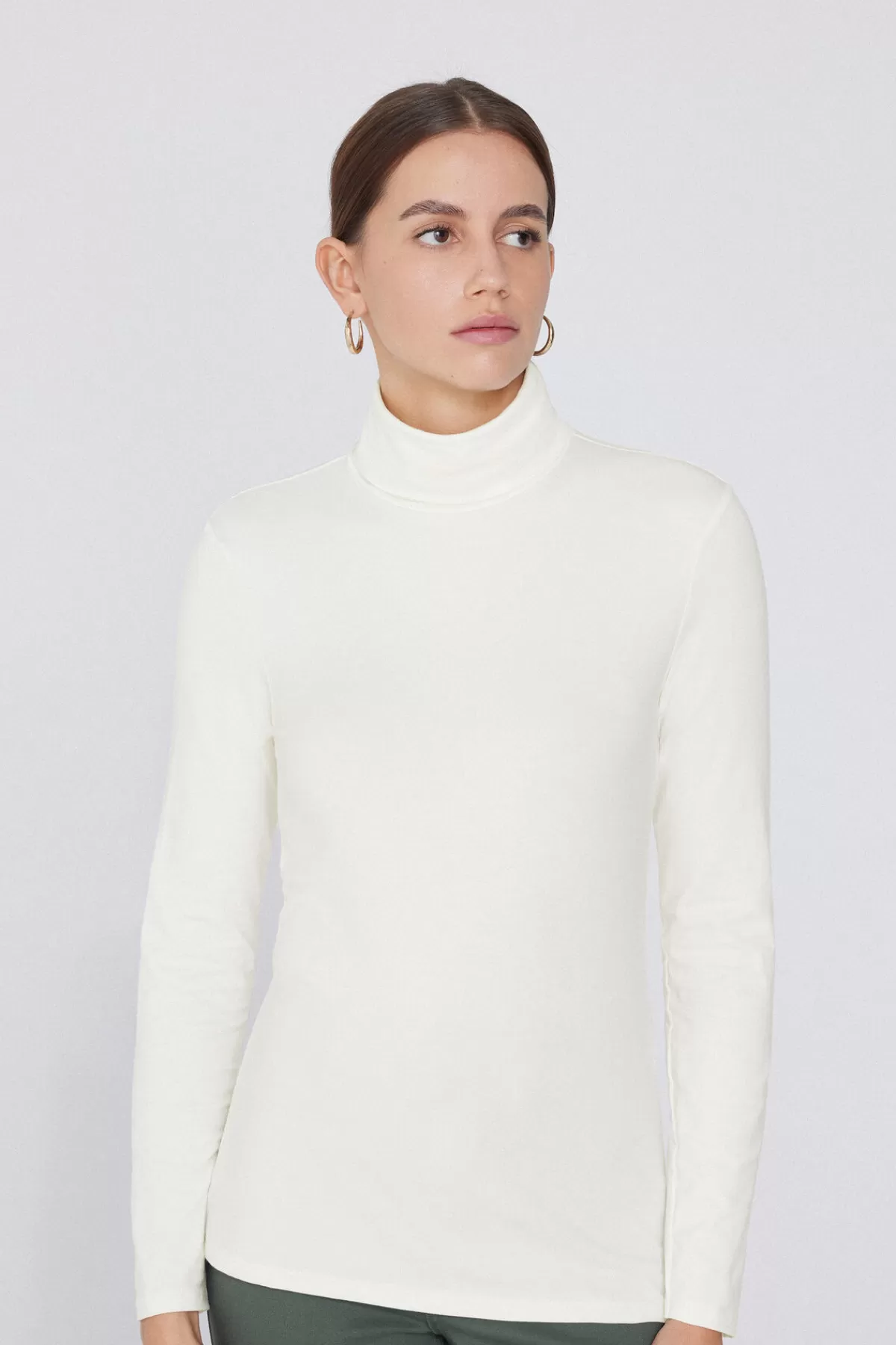Maglia Invernale Riscaldante Donna - Intimo Termico in Misto Cotone e Modal con Collo Alto Morbido, Collezione Tezenis