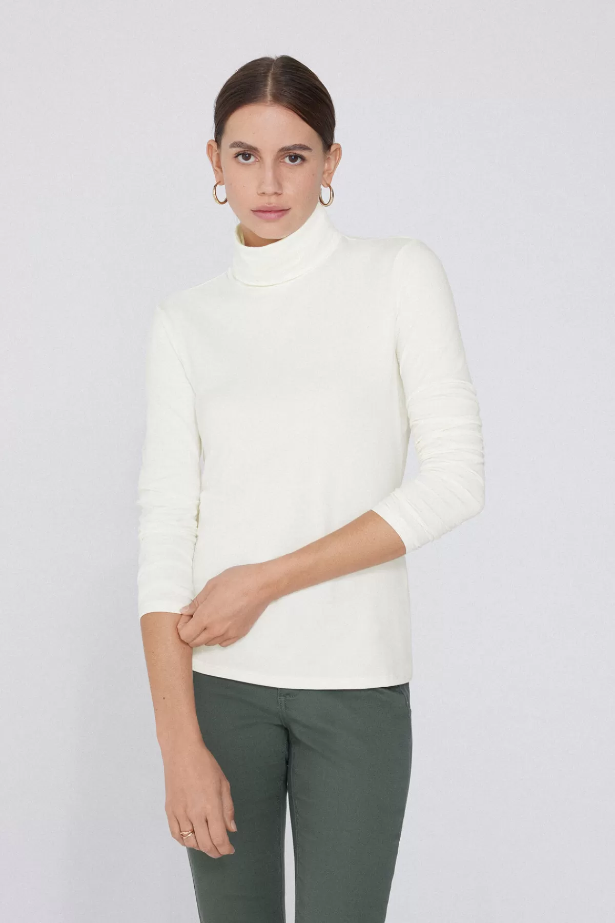 Maglia Invernale Riscaldante Donna - Intimo Termico in Misto Cotone e Modal con Collo Alto Morbido, Collezione Tezenis