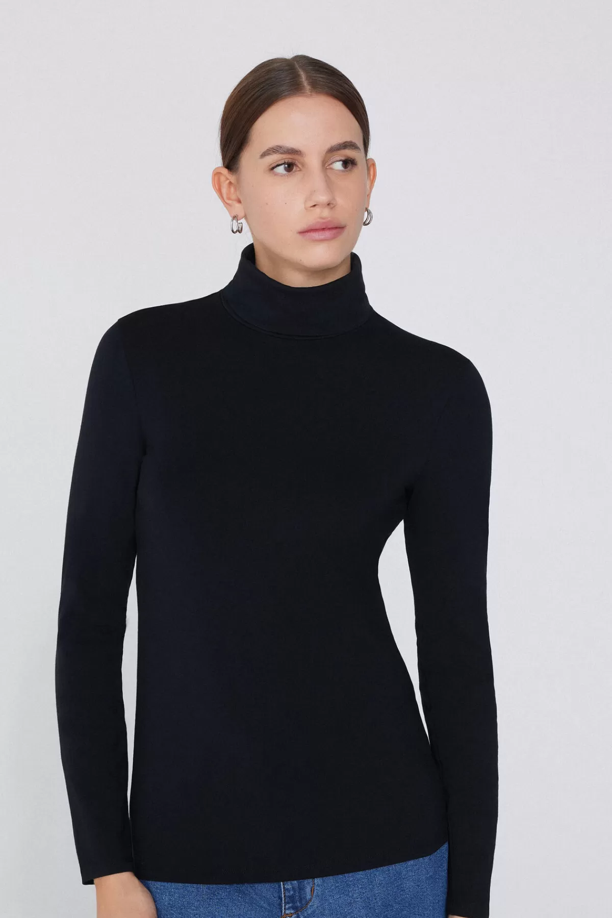 Maglia Termica Tezenis Donna Inverno 2024 - Collo Alto Morbido in Cotone e Fibra Modal, Confortevole e Adatta alle Basse Temperature