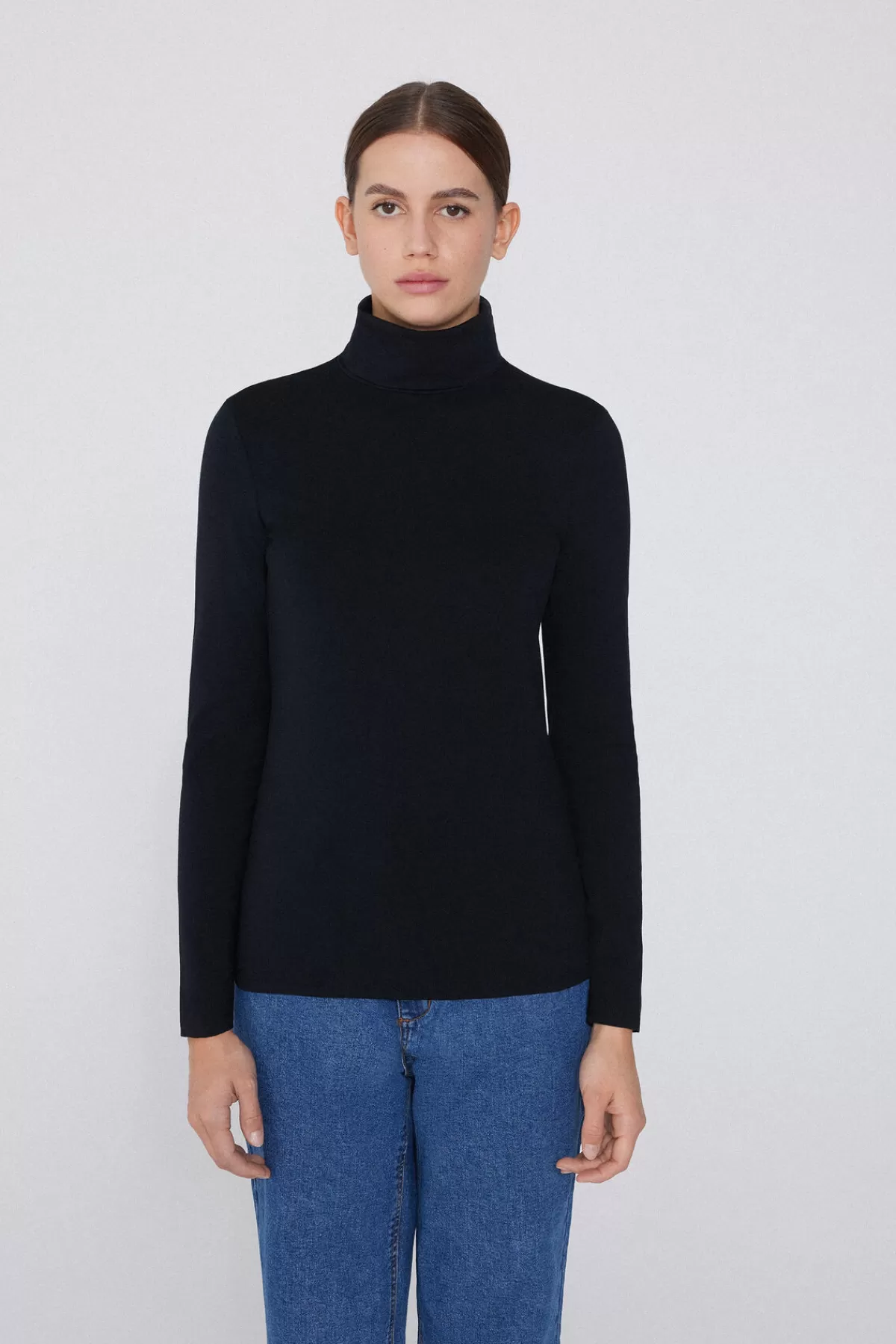 Maglia Termica Tezenis Donna Inverno 2024 - Collo Alto Morbido in Cotone e Fibra Modal, Confortevole e Adatta alle Basse Temperature