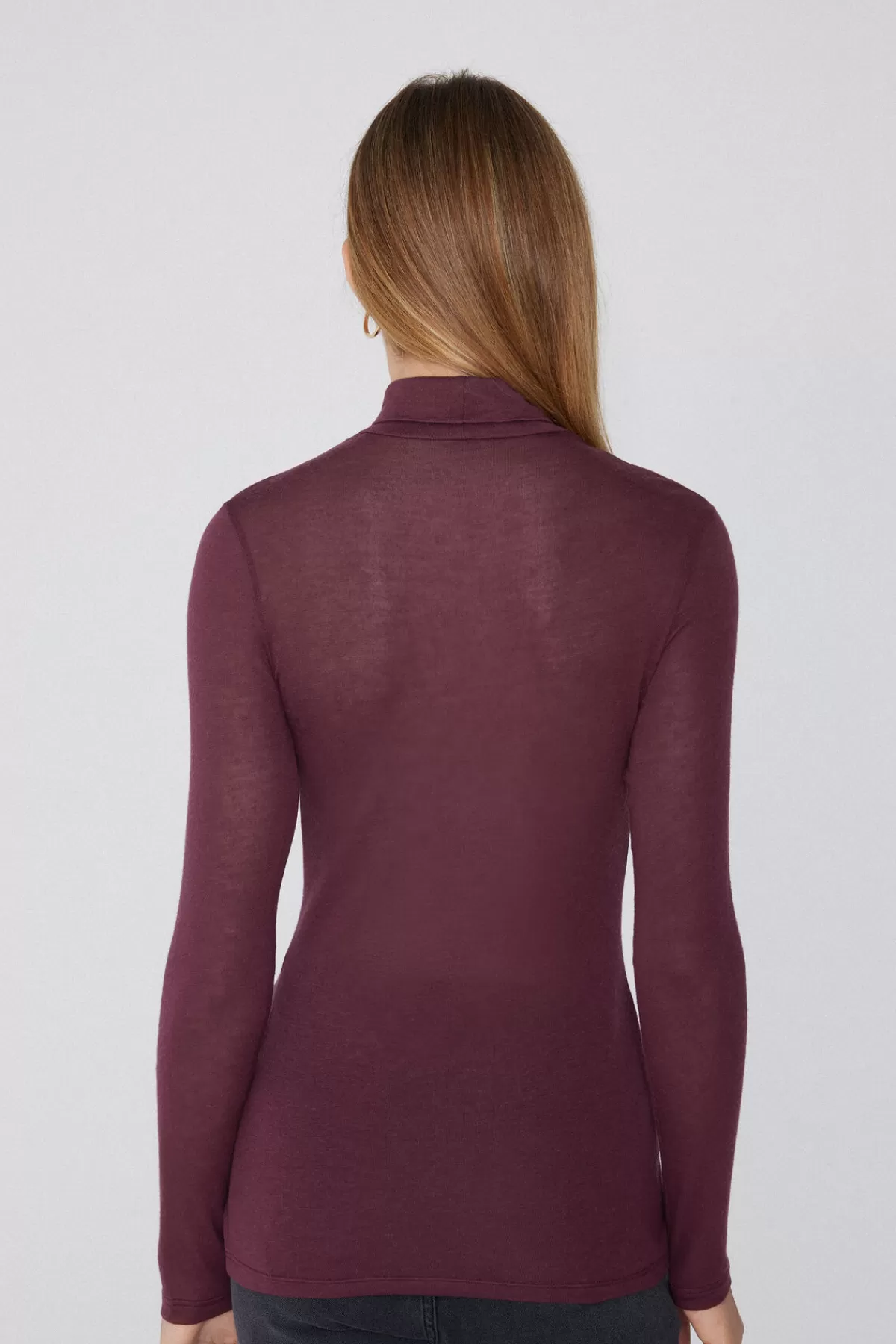 Maglione Alto Collo Morbido con Viscosa e Lana Merino - Intimo Invernale Tezenis Donna