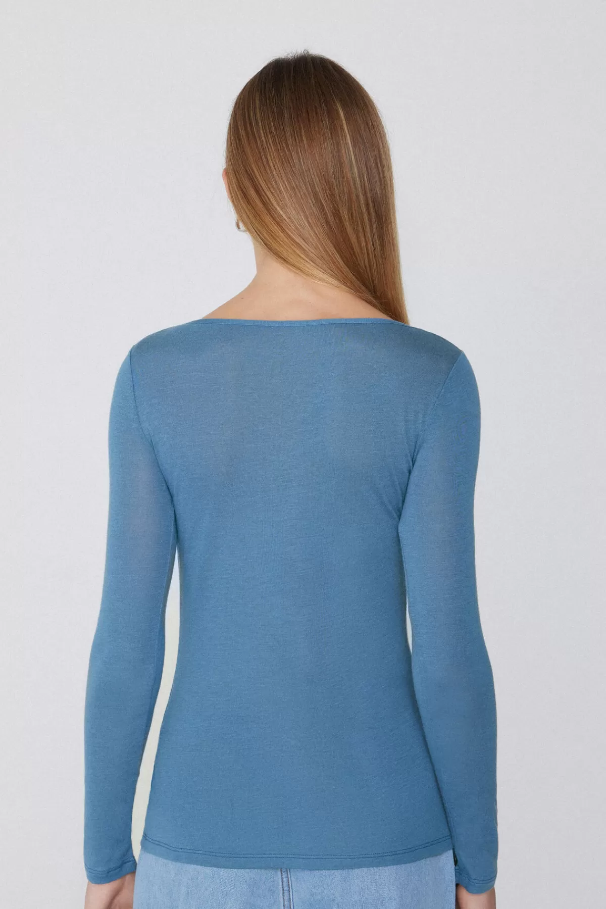 Tezenis Donna: Maglione Elegante con Scollo a Barchetta in Morbida Viscosa e Pregiata Lana Merino - Per Autunno/Inverno