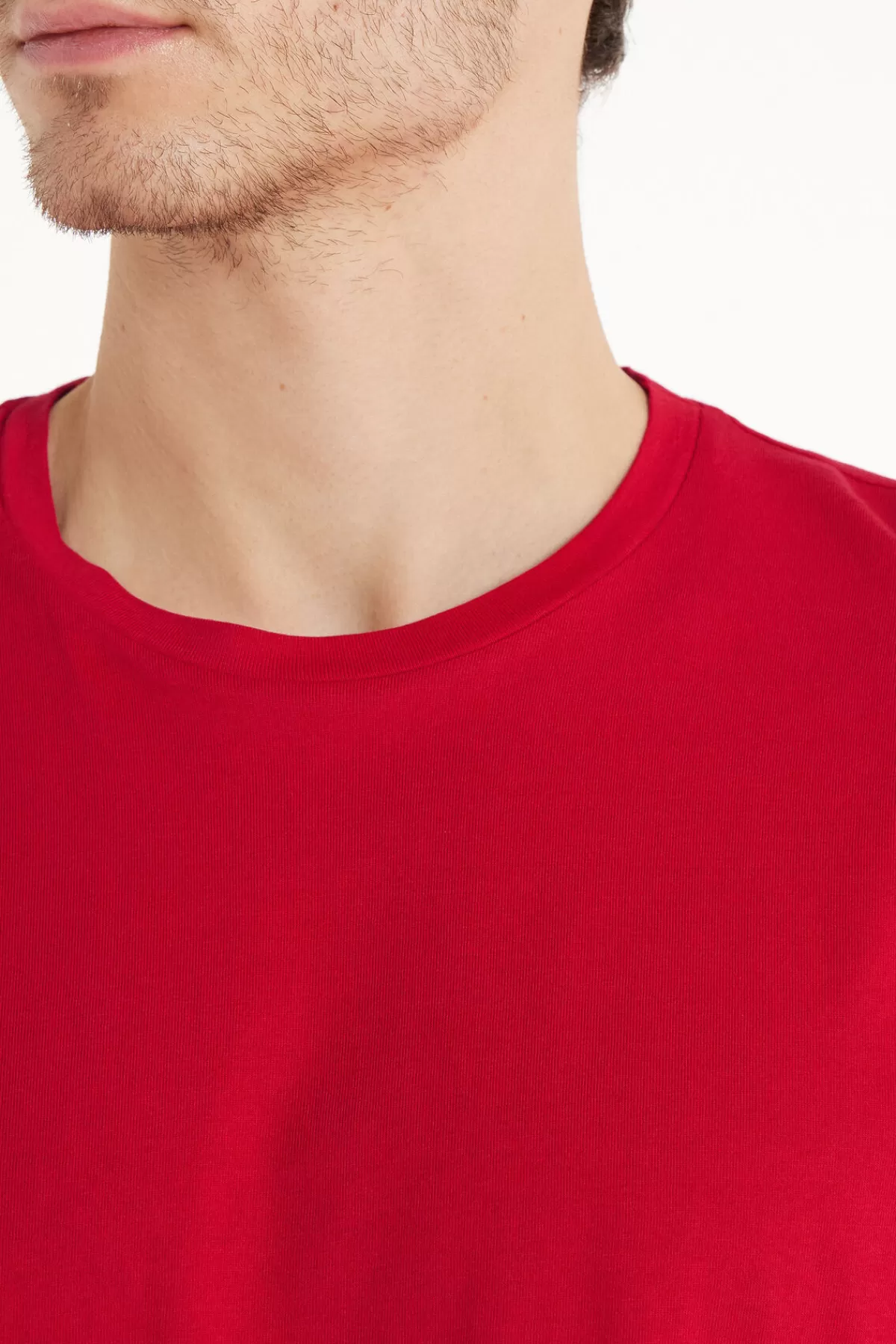 Tezenis Uomo: Maglione in Cotone Girocollo con Maniche Lunghe, Confortevole ed Essential per Tutti i Giorni