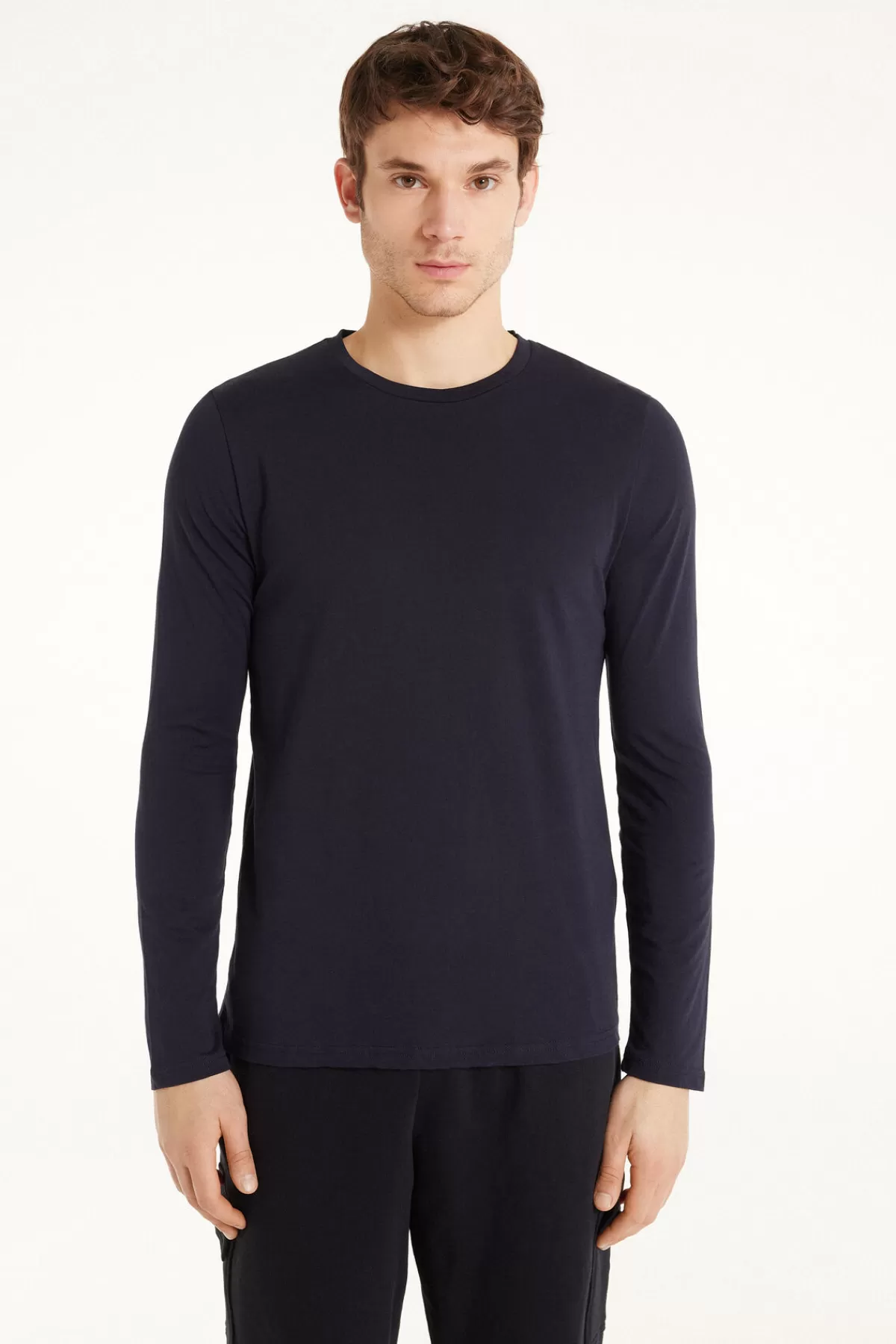 Maglione Uomo in Cotone Morbido con Girocollo e Maniche Lunghe - Tezenis Collection