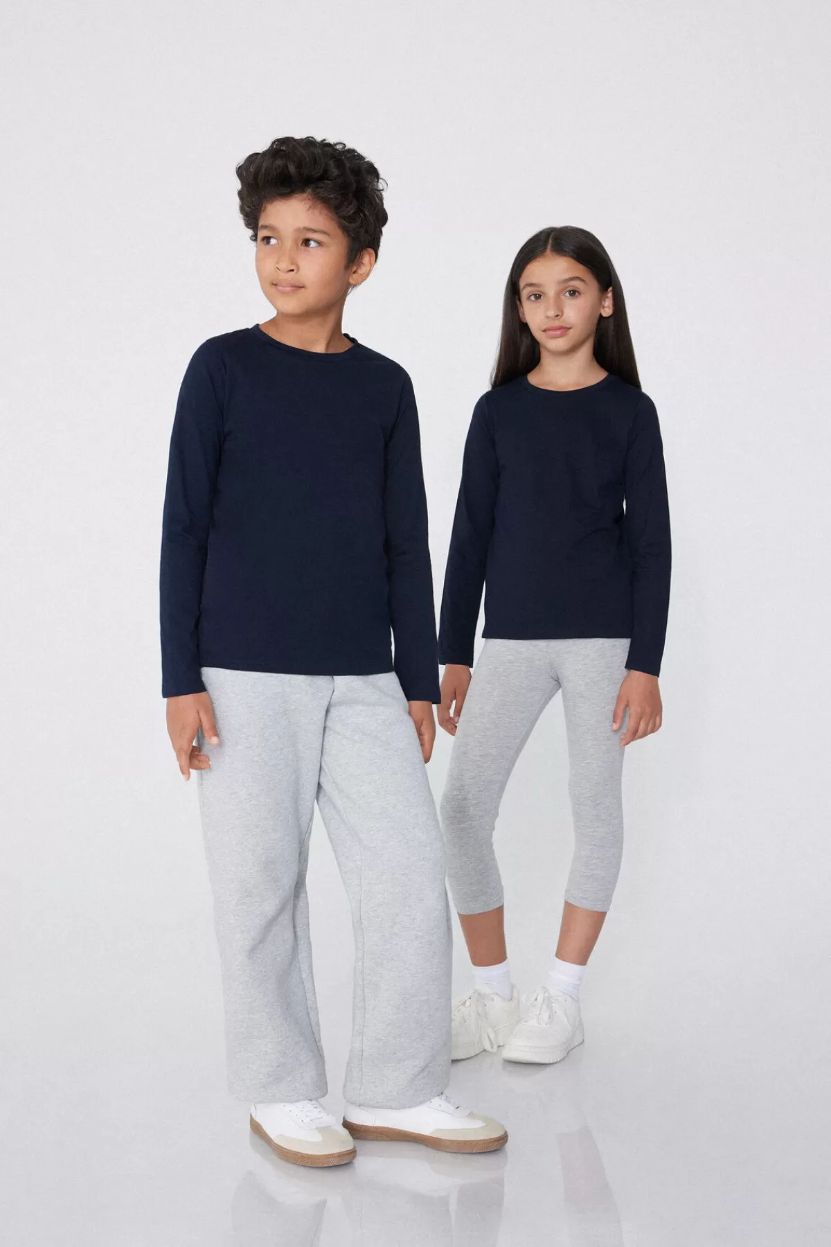 Tezenis Maglia in Puro Cotone per Bambini, Maniche Lunghe Unisex, Comoda e Morbida