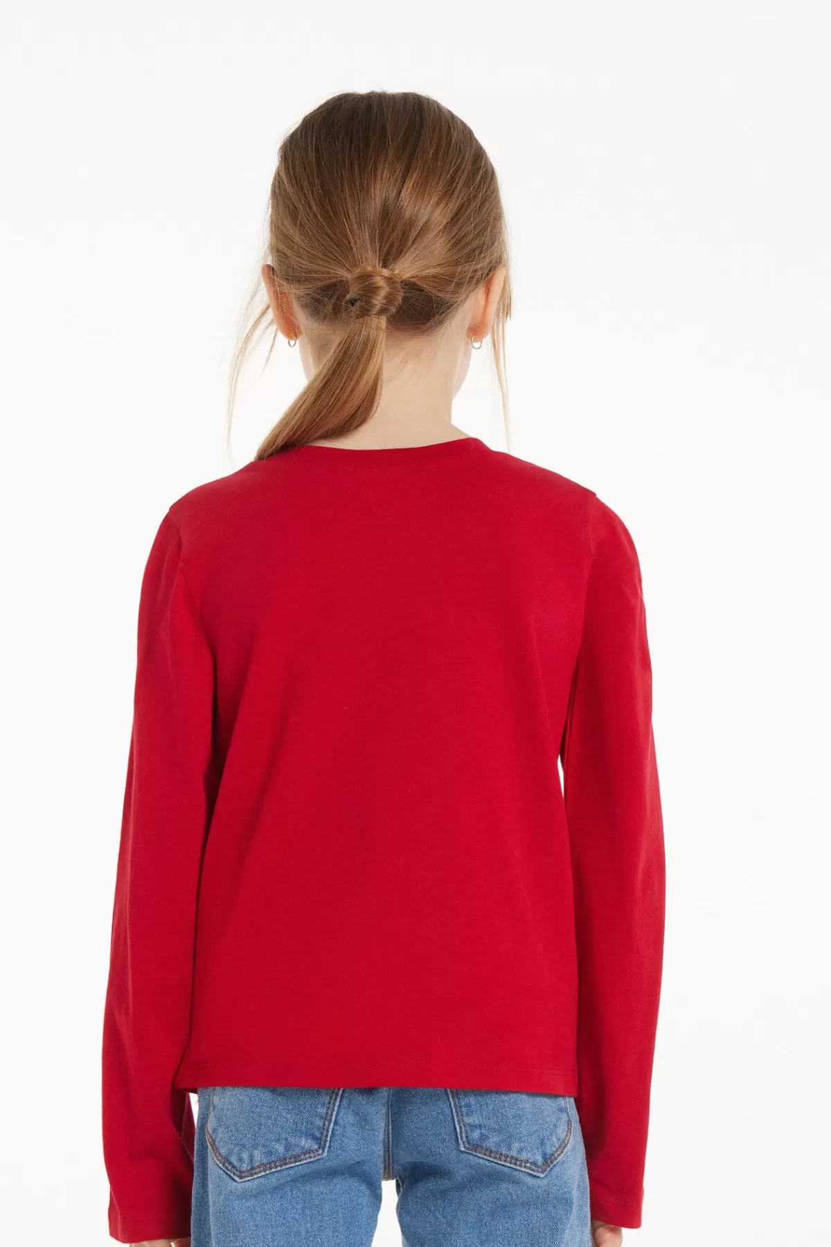 Maglia in Puro Cotone a Maniche Lunghe per Bambini e Ragazzi - Modello Unisex Confortevole Tezenis Collection