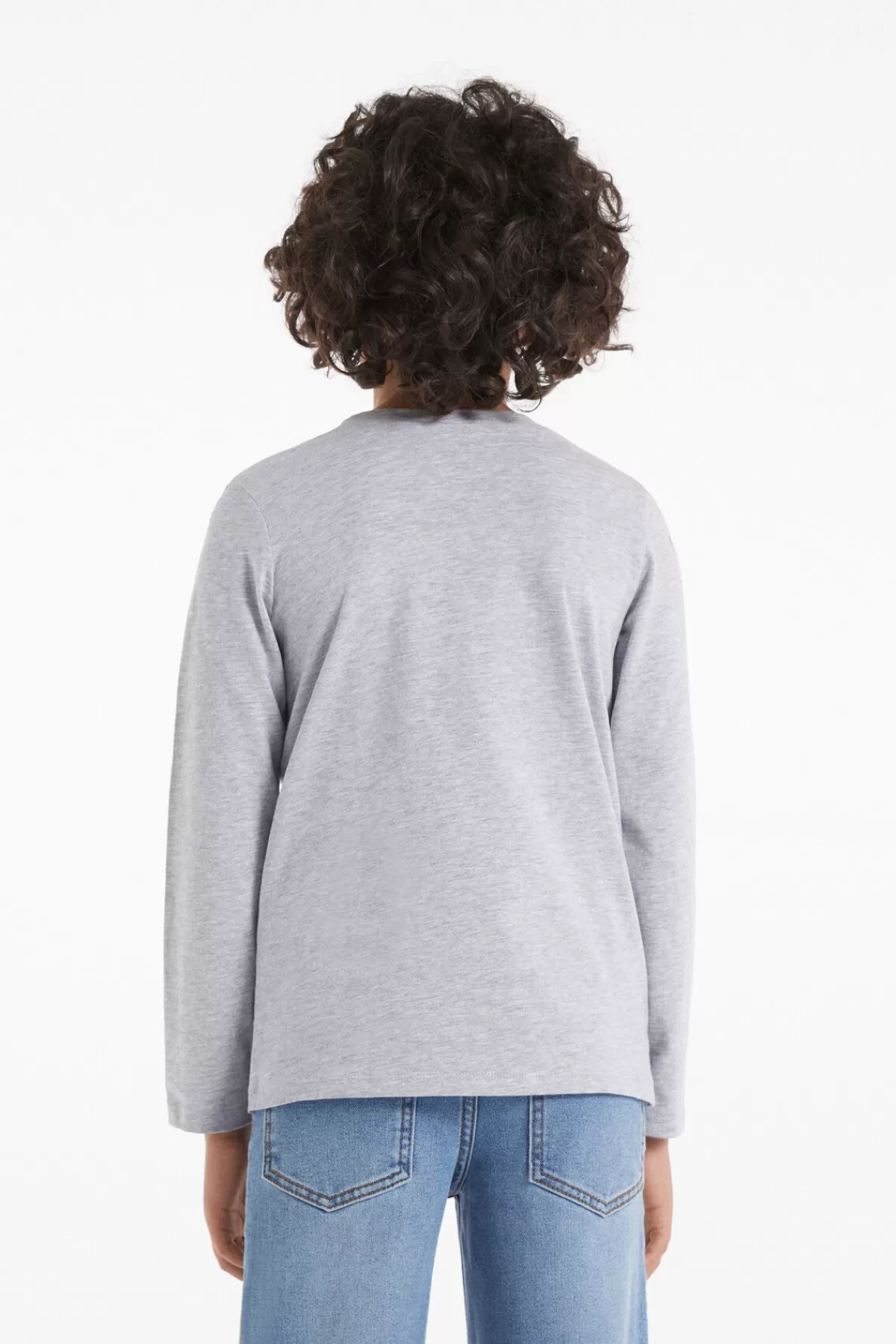 Tezenis - Maglia in Puro Cotone a Manica Lunga, Comoda e Morbida per Ragazzi e Ragazze

，，