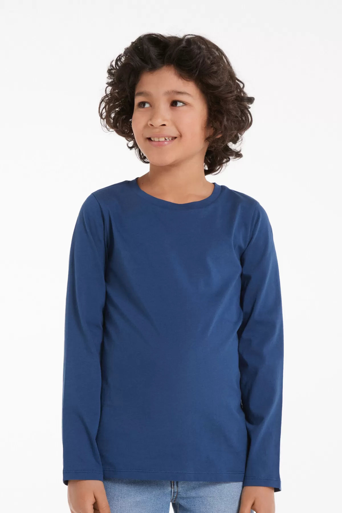 Maglietta Morbida in Cotone Tezenis a Maniche Lunghe per Bambini Unisex - Comoda e Confortevole per Tutto il Giorno