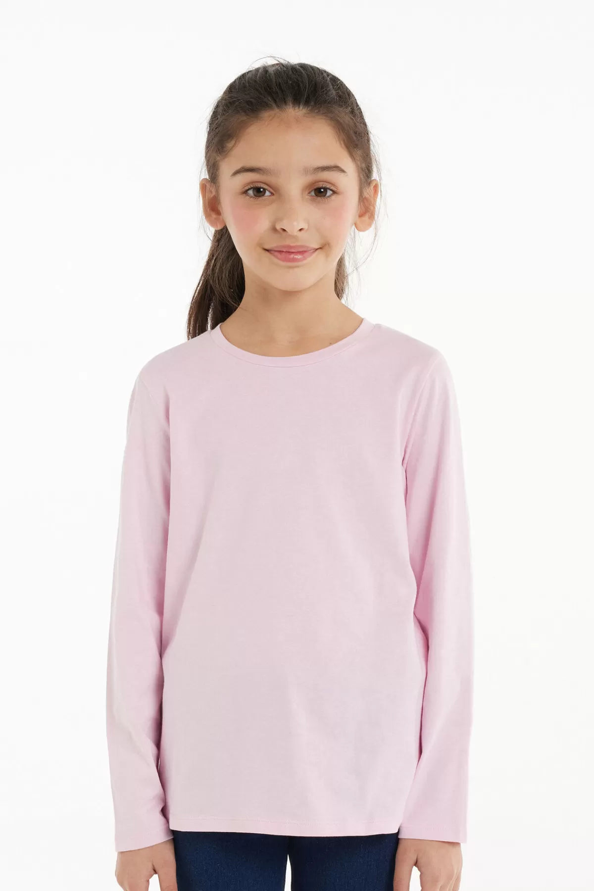 Maglietta Unisex 100% Cotone Manica Lunga - Abbigliamento Confortevole per Neonati e Bambini Tezenis