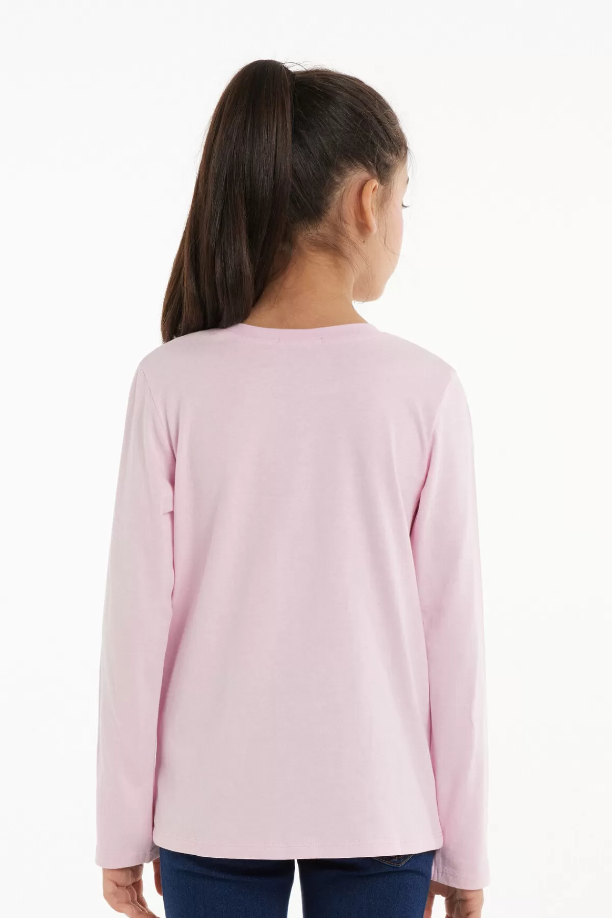Maglietta Unisex 100% Cotone Manica Lunga - Abbigliamento Confortevole per Neonati e Bambini Tezenis