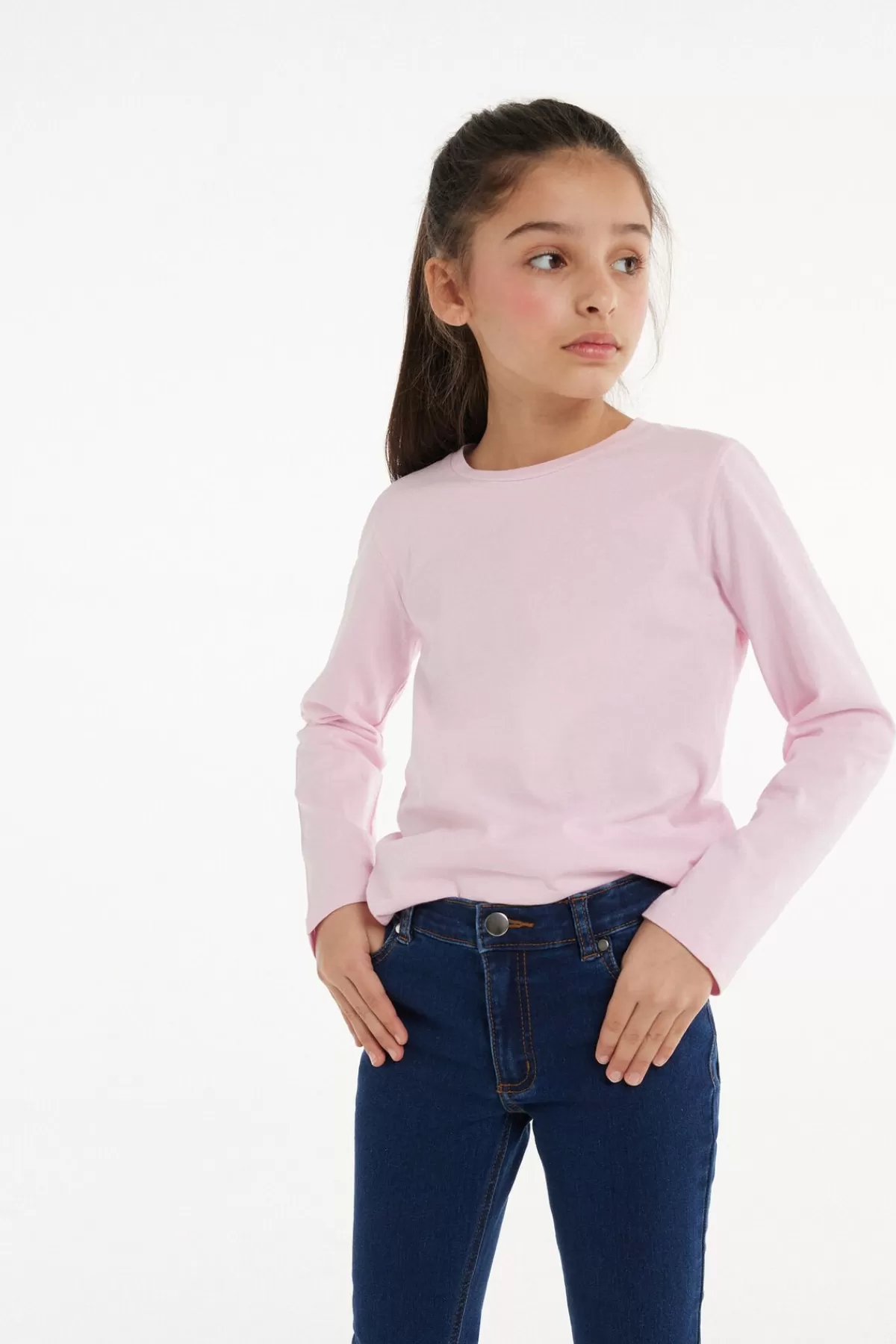 Maglietta Unisex 100% Cotone Manica Lunga - Abbigliamento Confortevole per Neonati e Bambini Tezenis