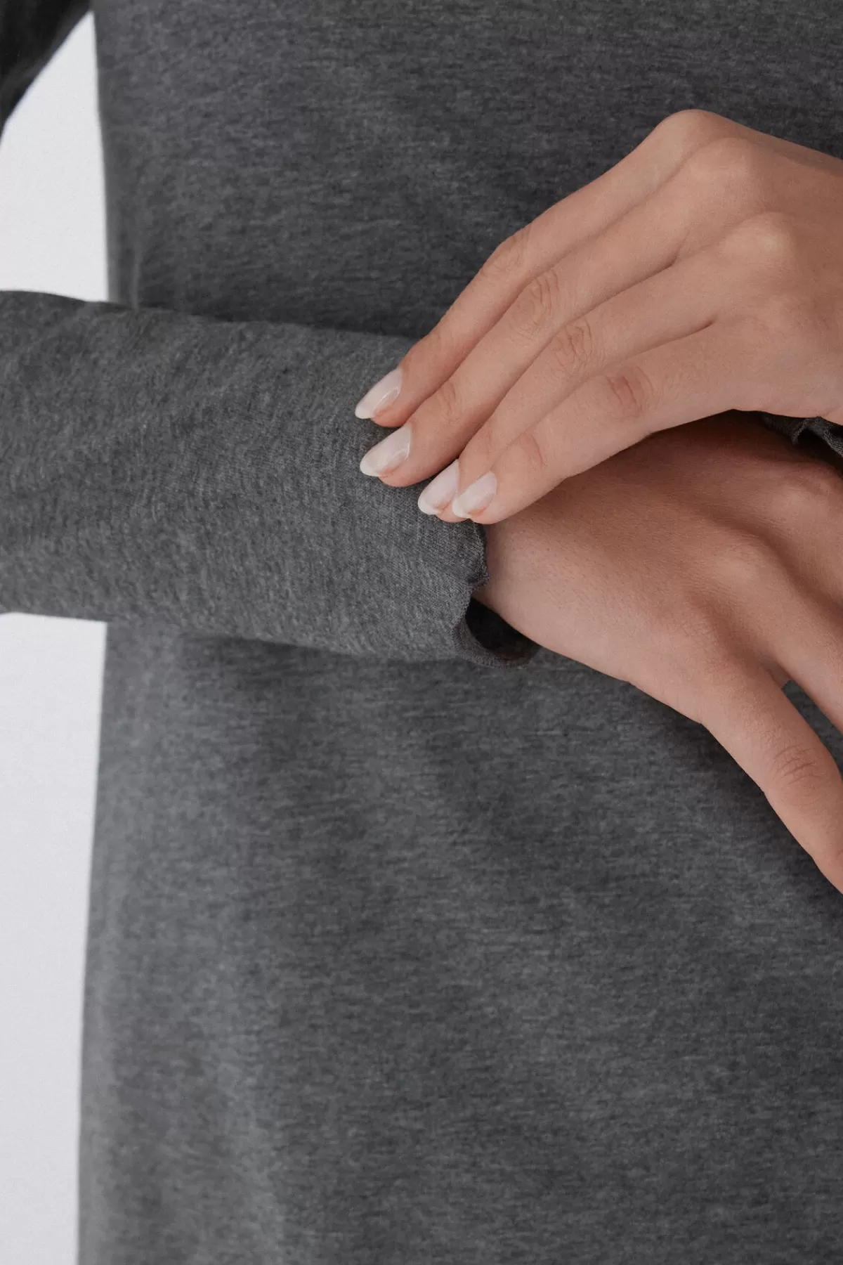 Maglione Tezenis Donna in Tessuto Cotone Morbido con Maniche Lunghe e Dettaglio Punto Trapuntato