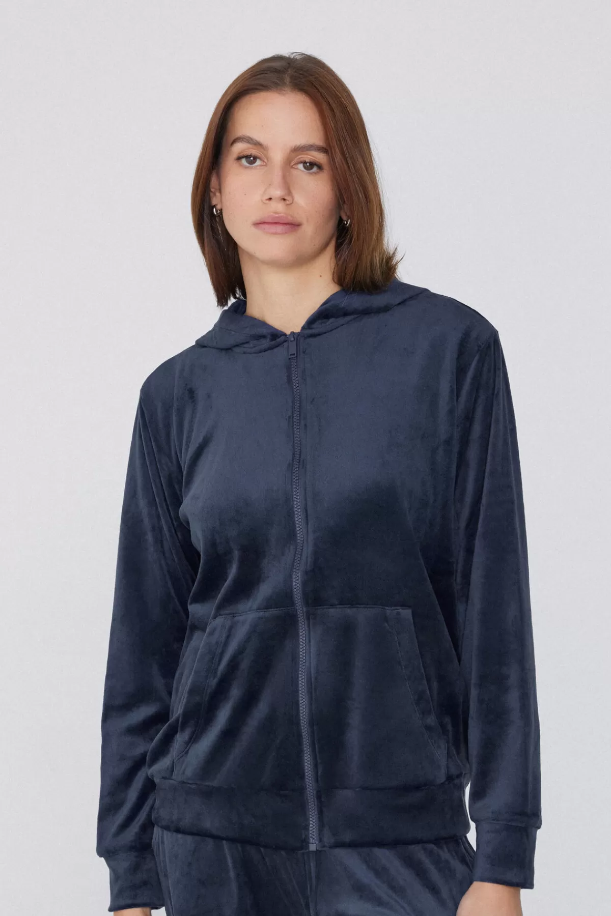 Felpa con Zip Donna Tezenis - Cappuccio Morbido a Manica Lunga, Interno in Pile Vellutato per Massimo Comfort