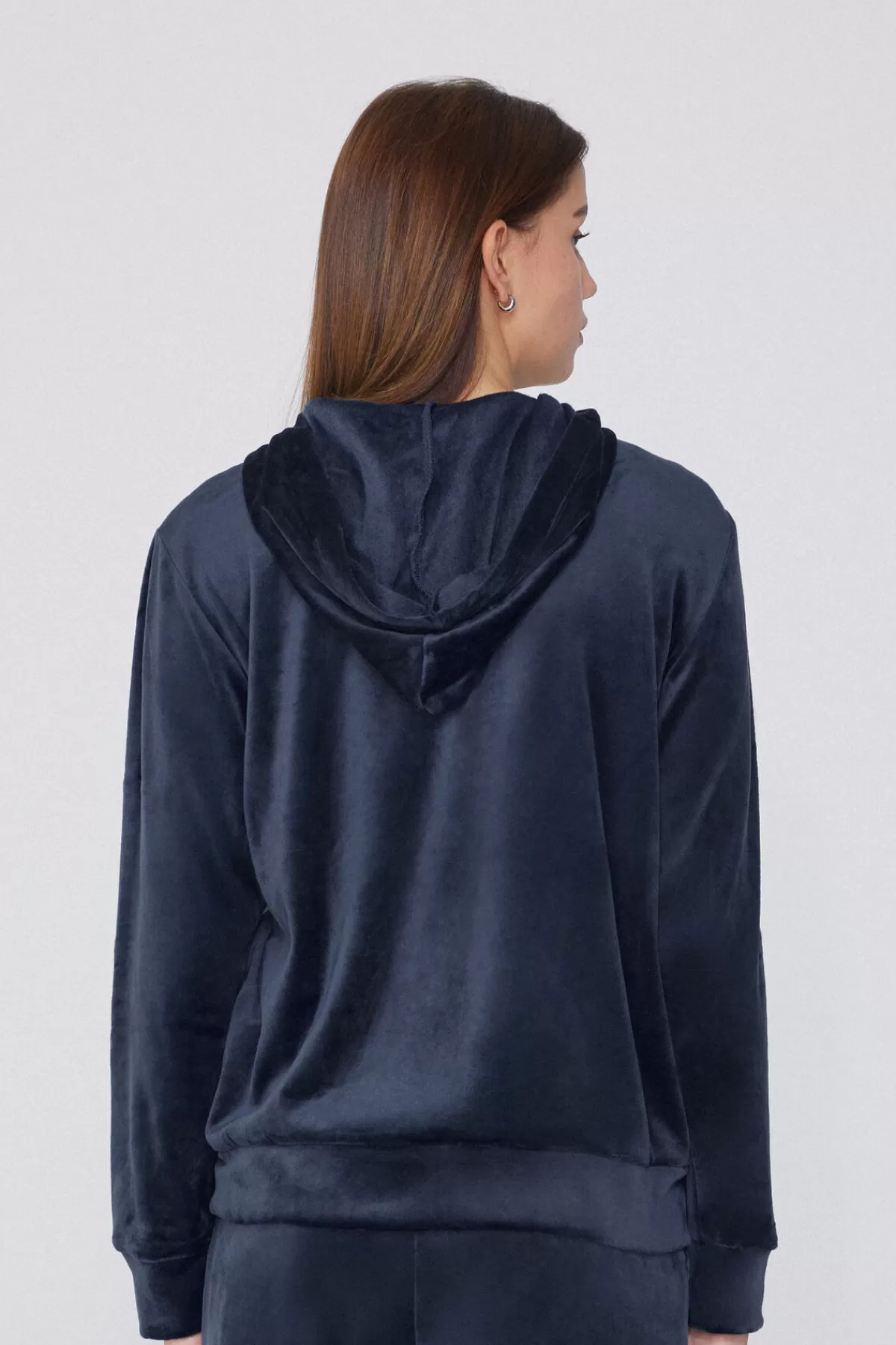 Felpa con Zip Donna Tezenis - Cappuccio Morbido a Manica Lunga, Interno in Pile Vellutato per Massimo Comfort
