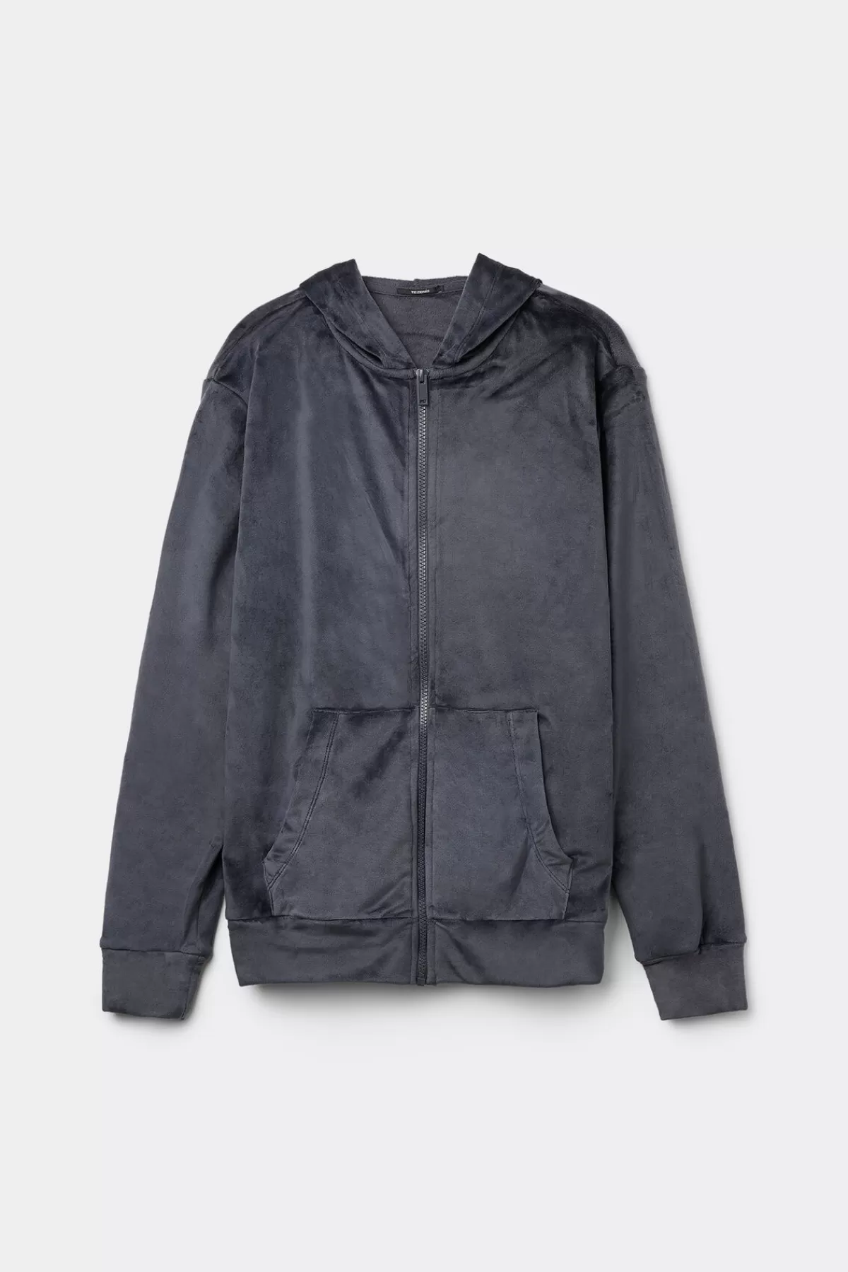 Felpa con Cappuccio Donna Tezenis - Zip Frontale in Pile Vellutato, Morbida per Autunno/Inverno, Taglio Comfort