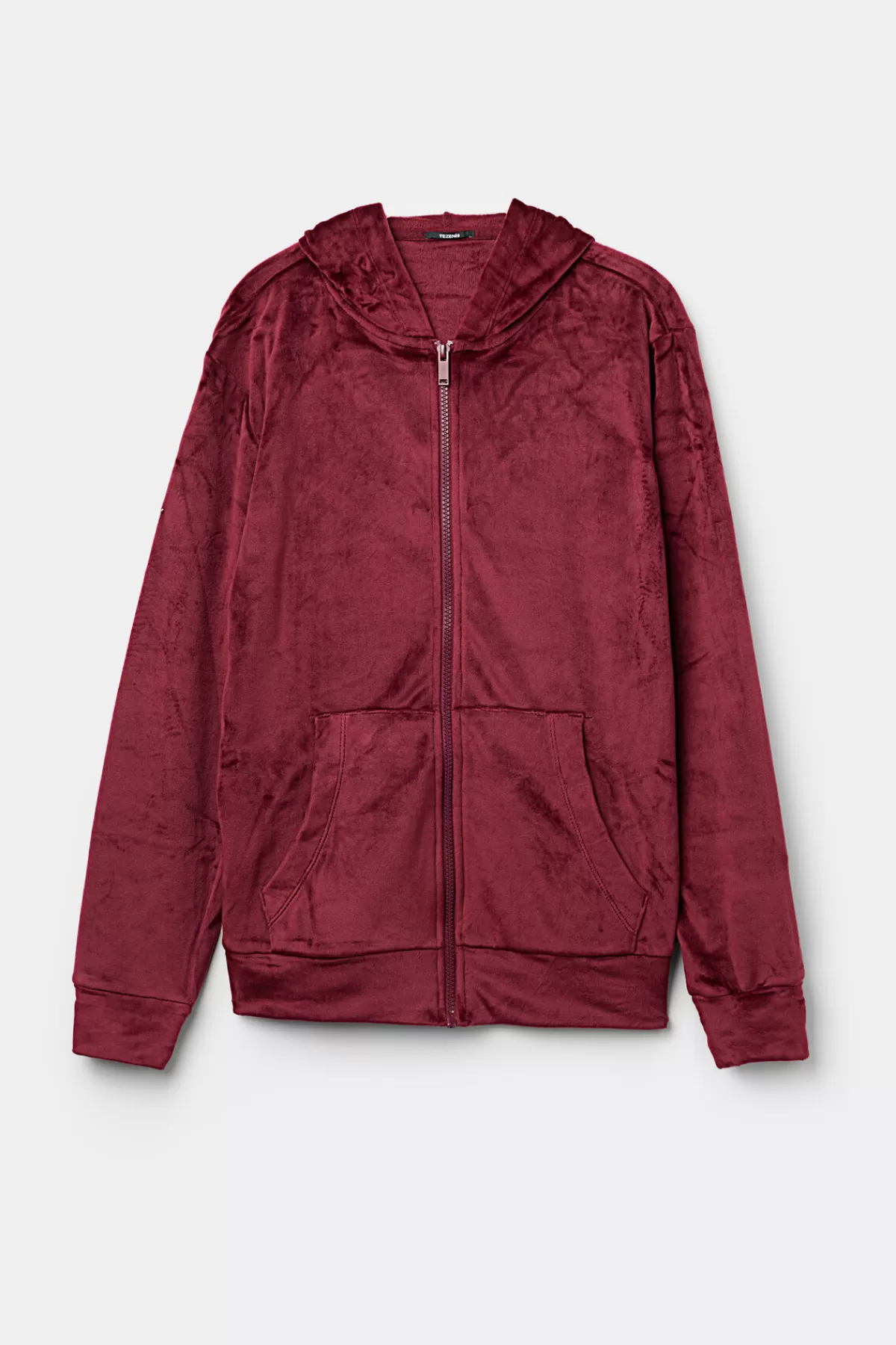Tezenis Felpa con Zip Donna - Cappuccio, Manica Lunga in Pile Vellutato Morbido per Stile Casual Comodo