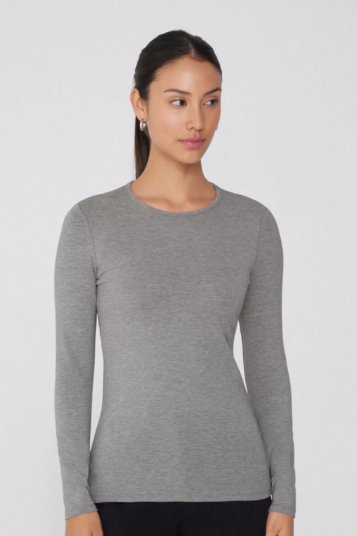 Maglia Termica Donna in Cotone Modal - Canotta Lunga Morbida con Conforto Invernale Tezenis