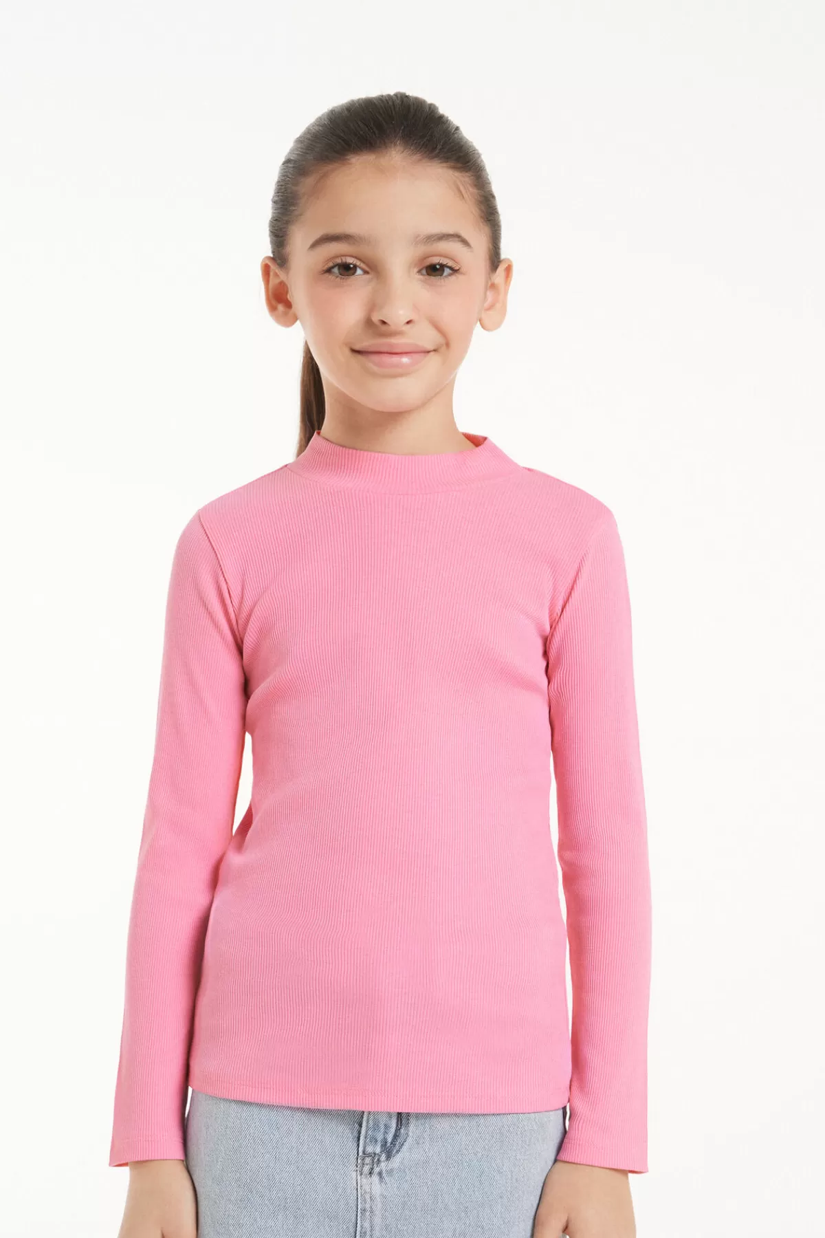 Tezenis Felpa Unisex con Righe Verticali - Scollo a Barchetta Morbido per Neonati e Bambini