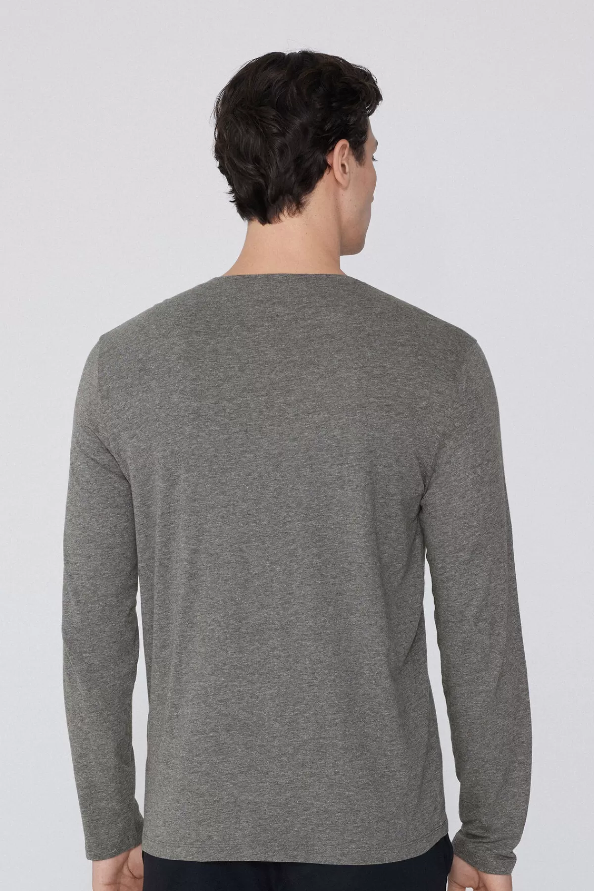 Felpa Uomo Tezenis in Puro Cotone per Autunno - Modello Serafino a Maniche Lunghe