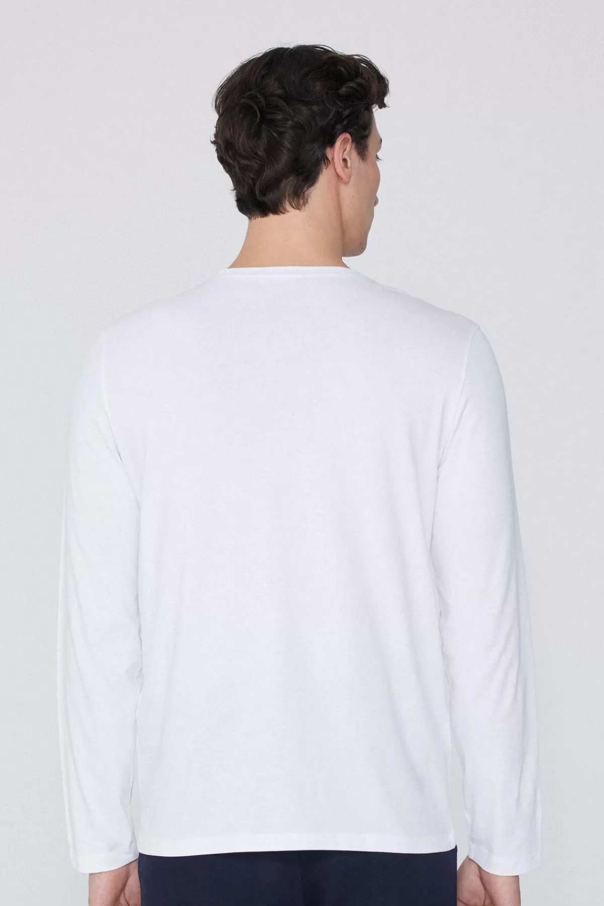 Maglione Uomo Tezenis in Cotone Morbido con Maniche Lunghe - Modello Serafino