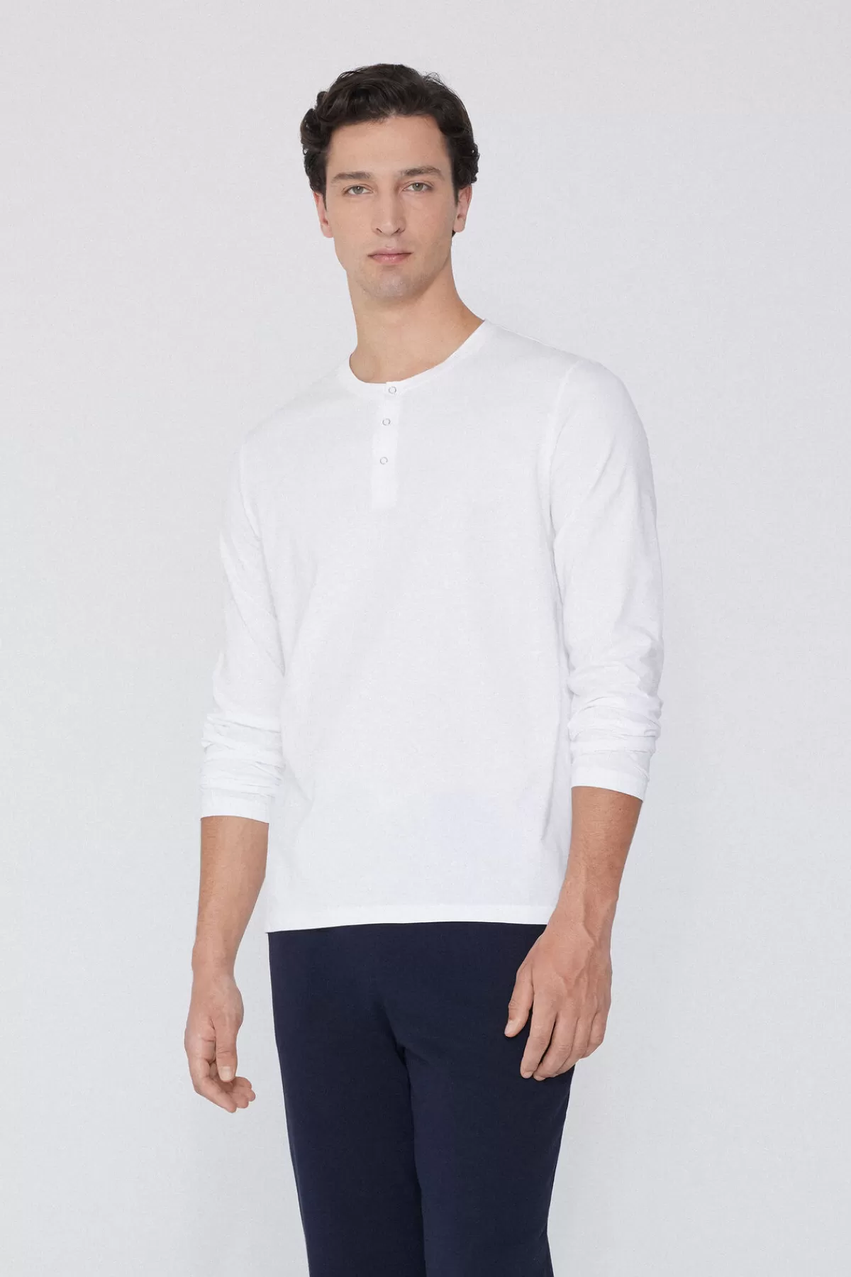 Maglione Uomo Tezenis in Cotone Morbido con Maniche Lunghe - Modello Serafino