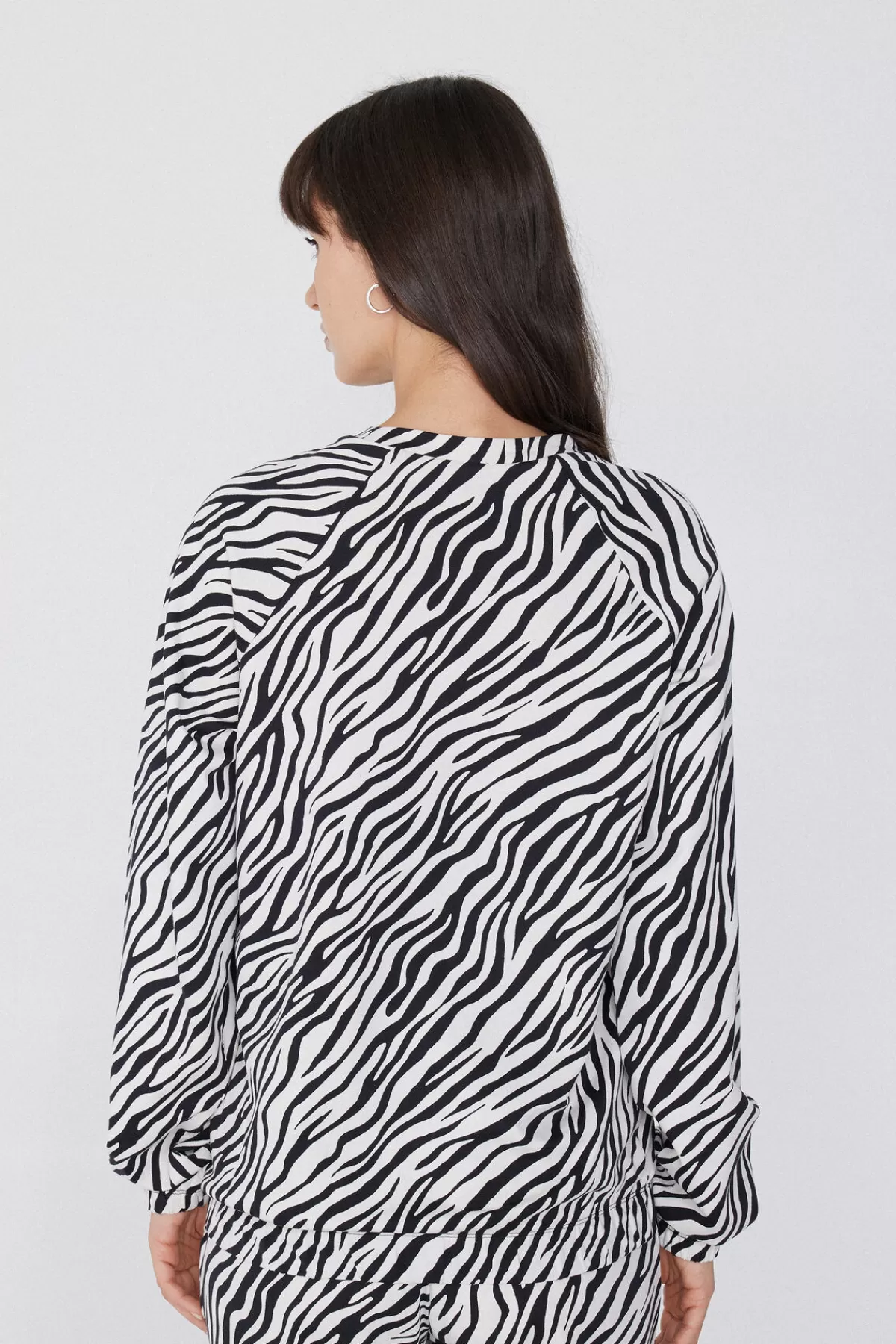 Maglione Donna Tezenis in Puro Cotone con Fantasia Moderna - Collo Tondo e Maniche Lunghe per Comfort Totale