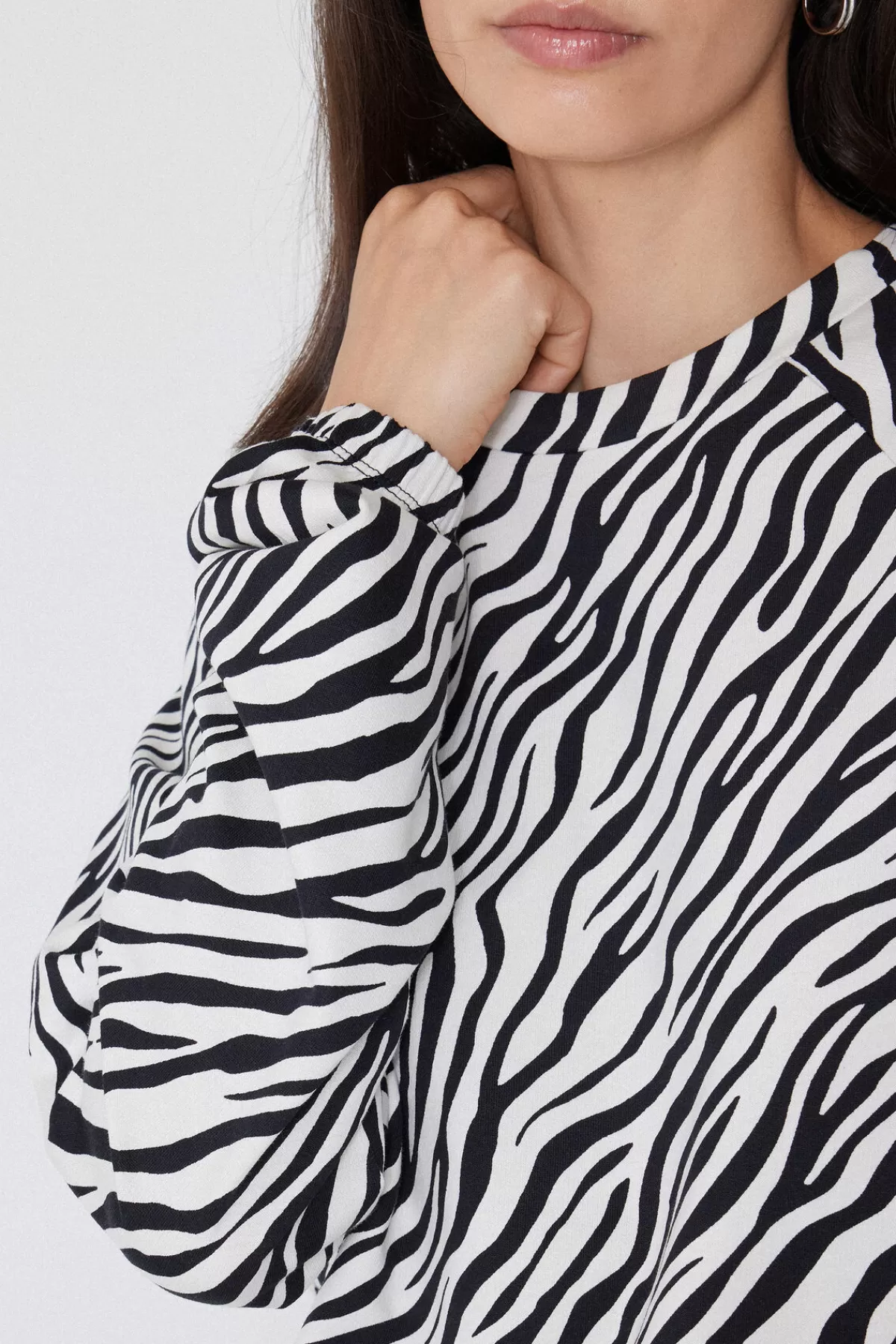 Maglione Donna Tezenis in Puro Cotone con Fantasia Moderna - Collo Tondo e Maniche Lunghe per Comfort Totale