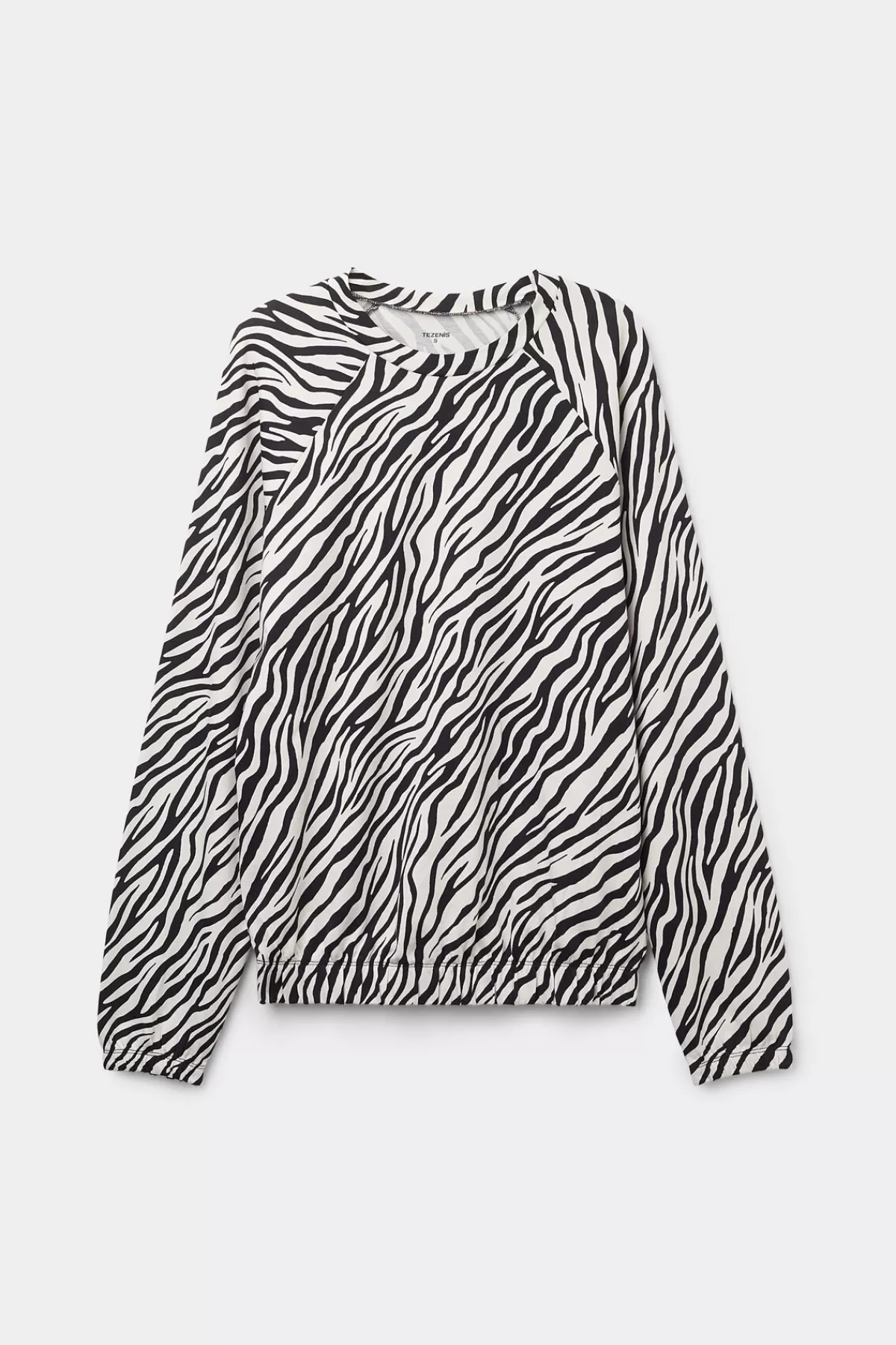 Maglione Donna Tezenis in Puro Cotone con Fantasia Moderna - Collo Tondo e Maniche Lunghe per Comfort Totale