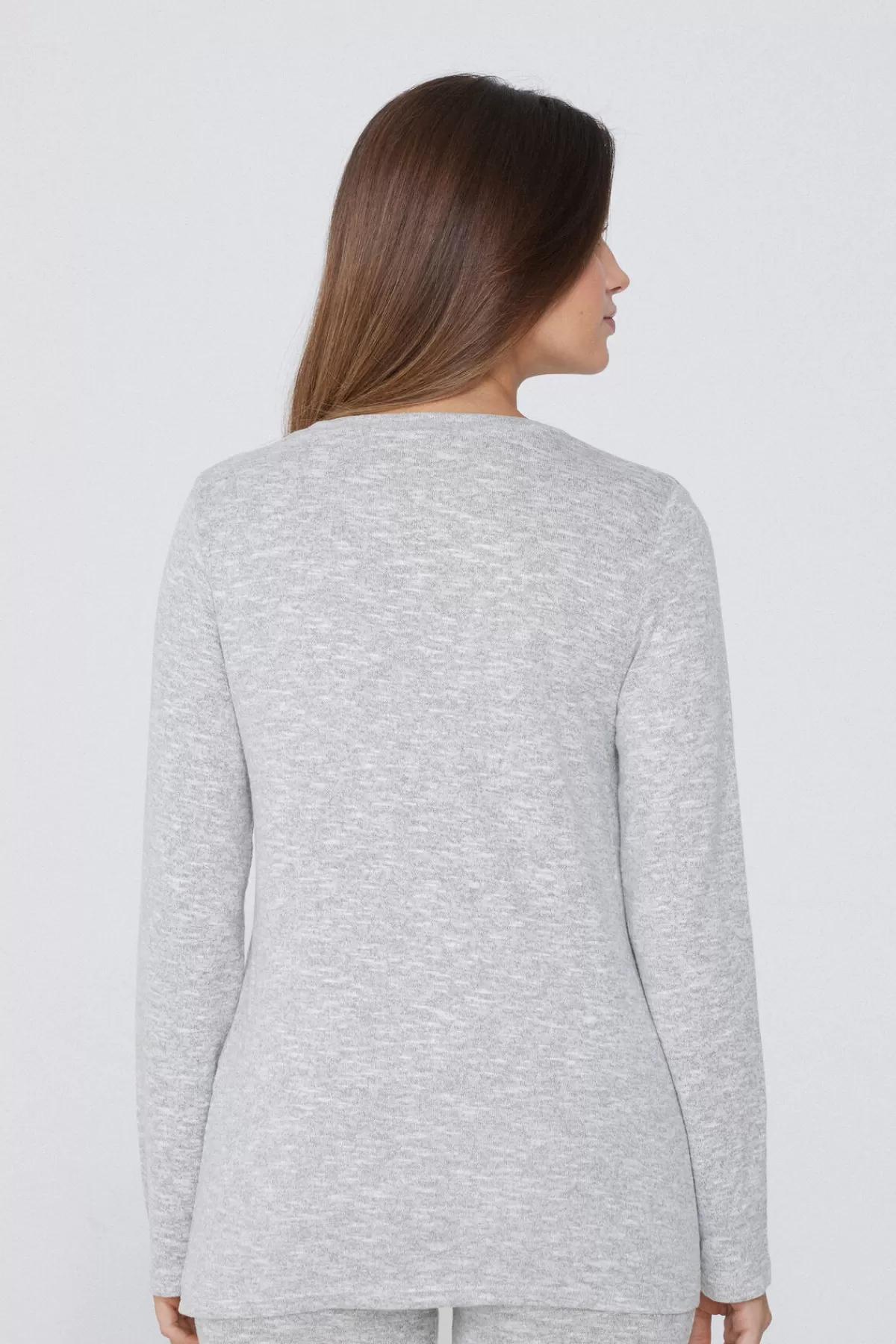 Maglione comodo loungewear con scollo rotondo e maniche lunghe Tezenis per donna