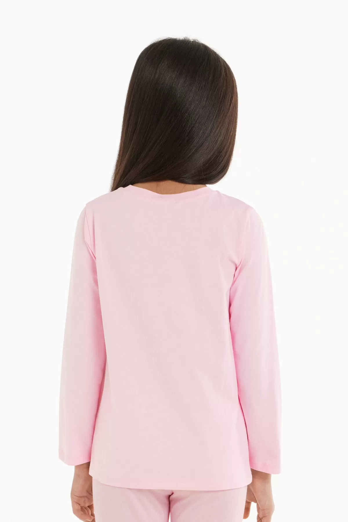 Tezenis - Top Elegante con Cristalli e Motivi Floreali in Maglia Lunga Primaverile