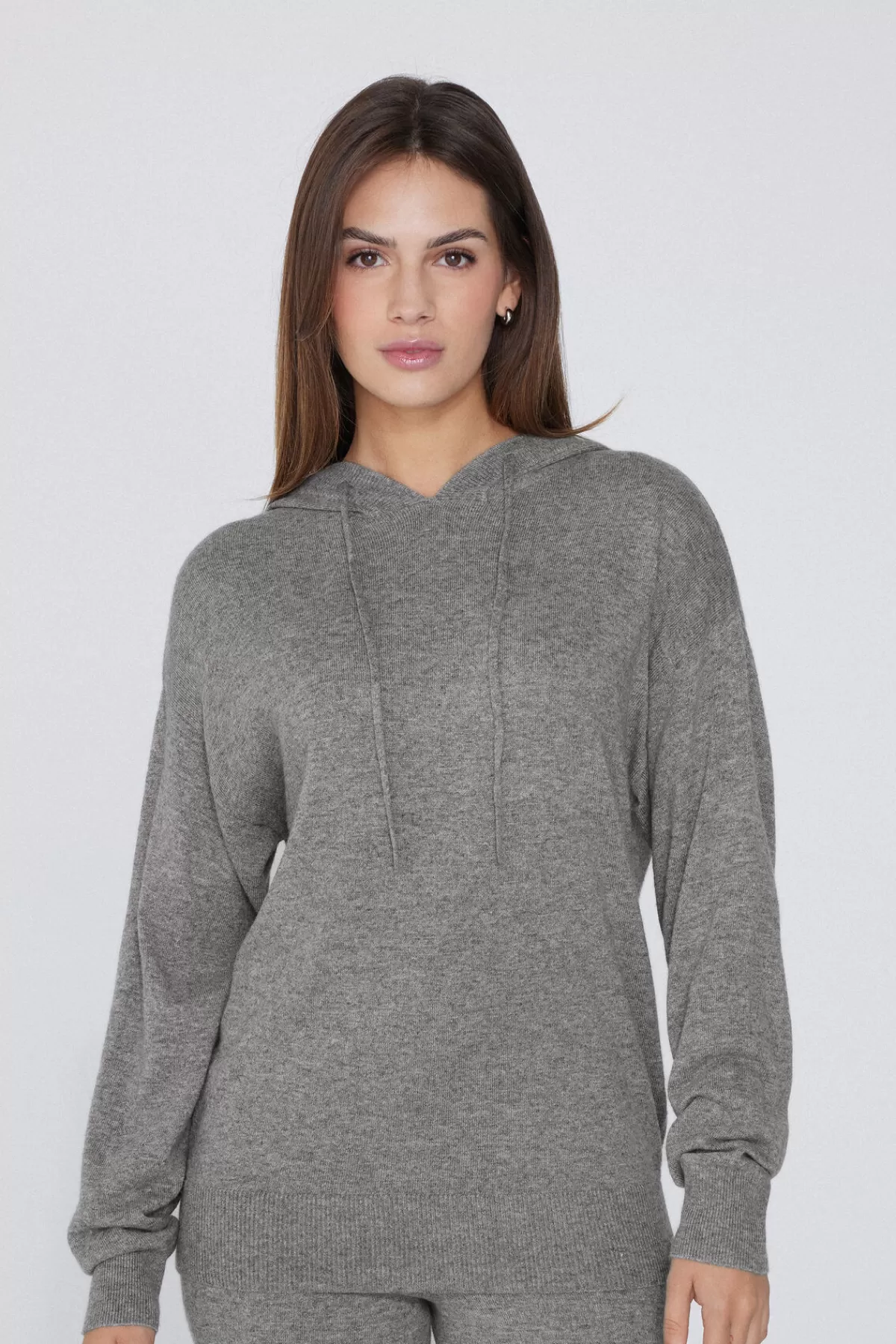 Tezenis Maglia Invernale Donna con Cappuccio in Lana Morbida - Freddo Intenso