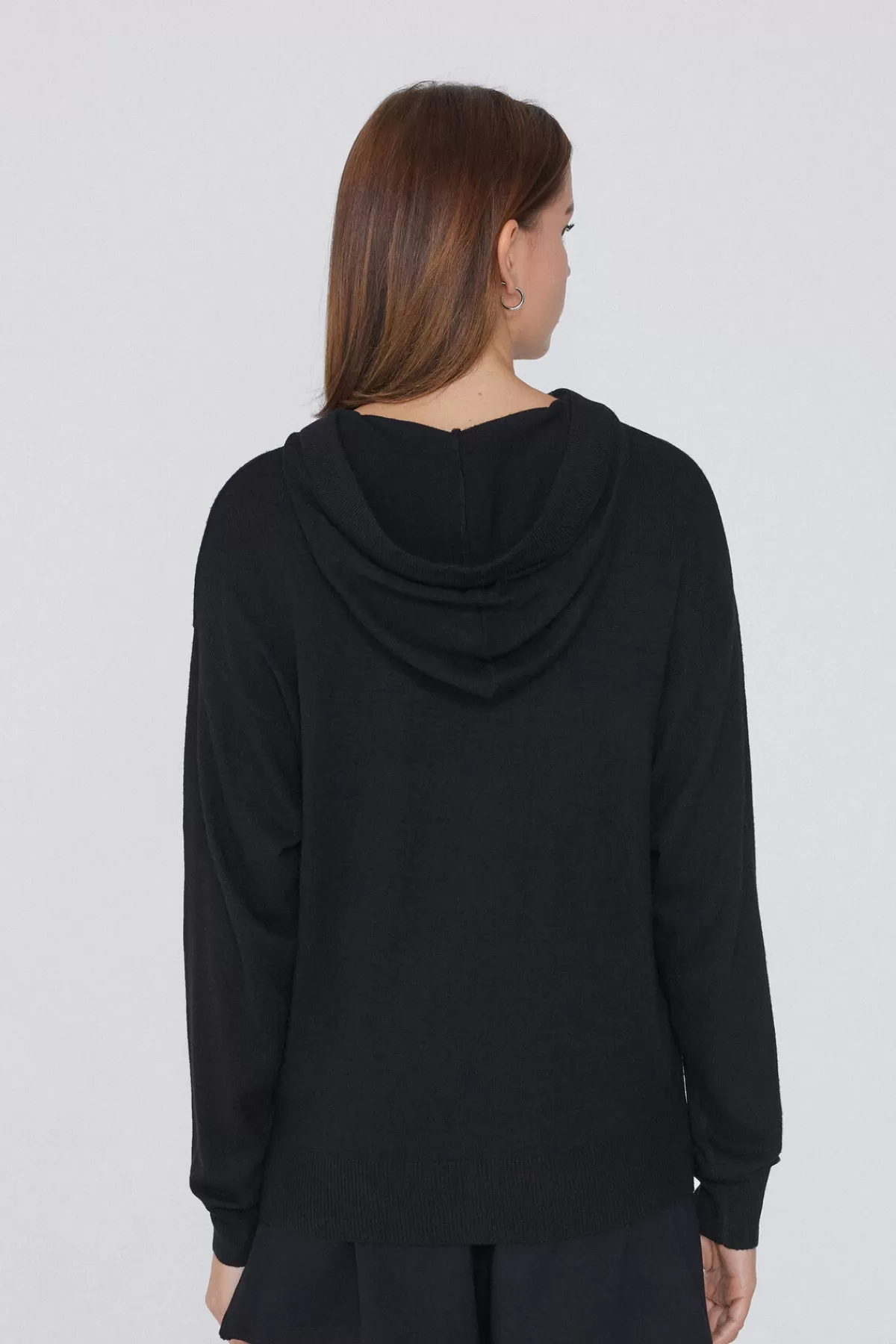 Maglione Invernale Donna con Cappuccio in Lana - Felpa Oversize Morbida Tezenis per Freddo Intenso

（：，，，。