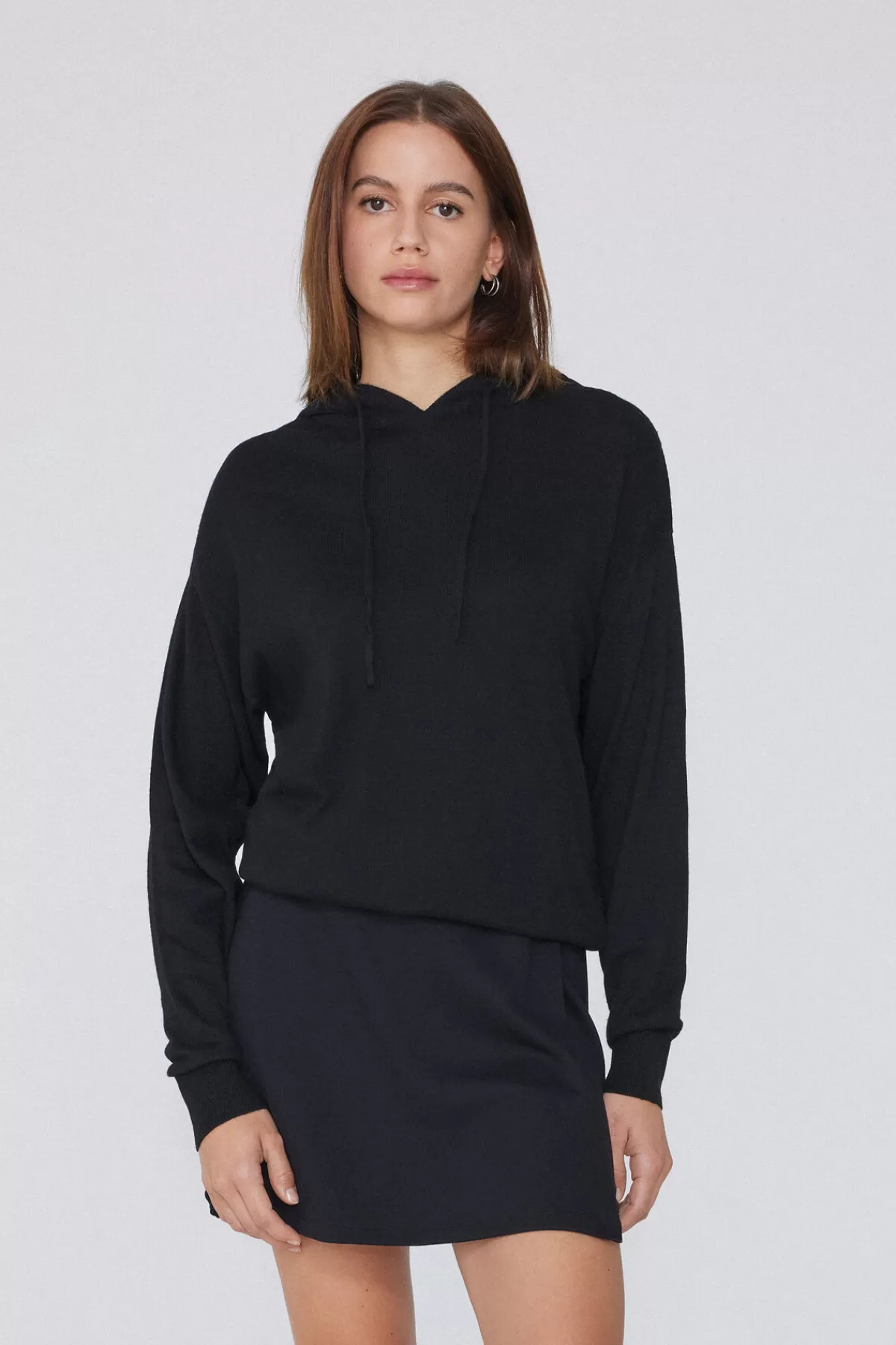 Maglione Invernale Donna con Cappuccio in Lana - Felpa Oversize Morbida Tezenis per Freddo Intenso

（：，，，。