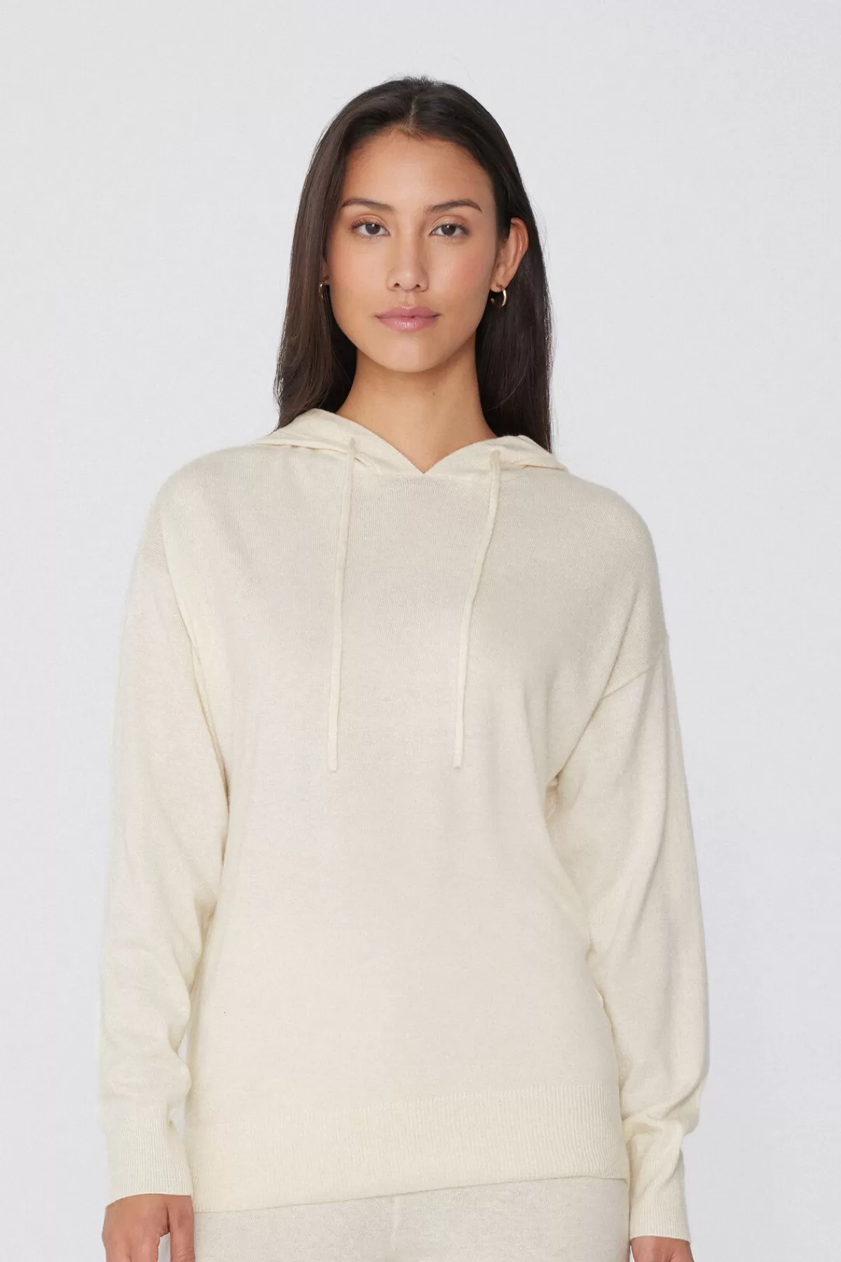 Tezenis Felpa Heavyweight Donna con Cappuccio in Lana Rinforzata - Morbido Caldo Inverno 2024