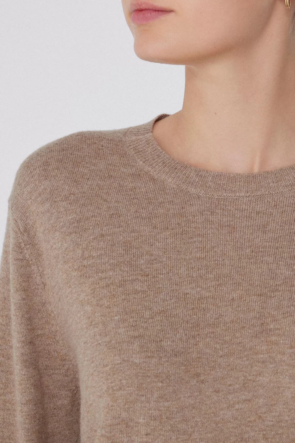 Maglione Invernale Tezenis Donna - Lana Morbida a Collo Tondo con Maniche Lunghe