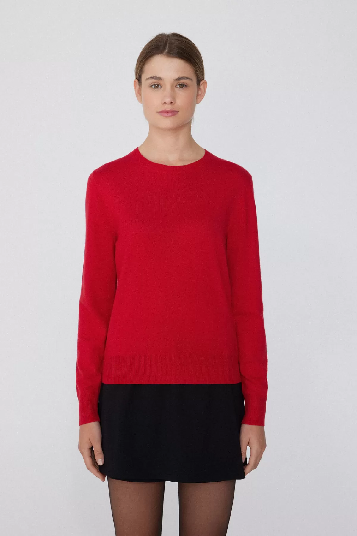 Maglione Invernale Donna a Girocollo con Maniche Lunghe - Lana Morbida e Tessuto Spesso per Massimo Calore | Tezenis Collection