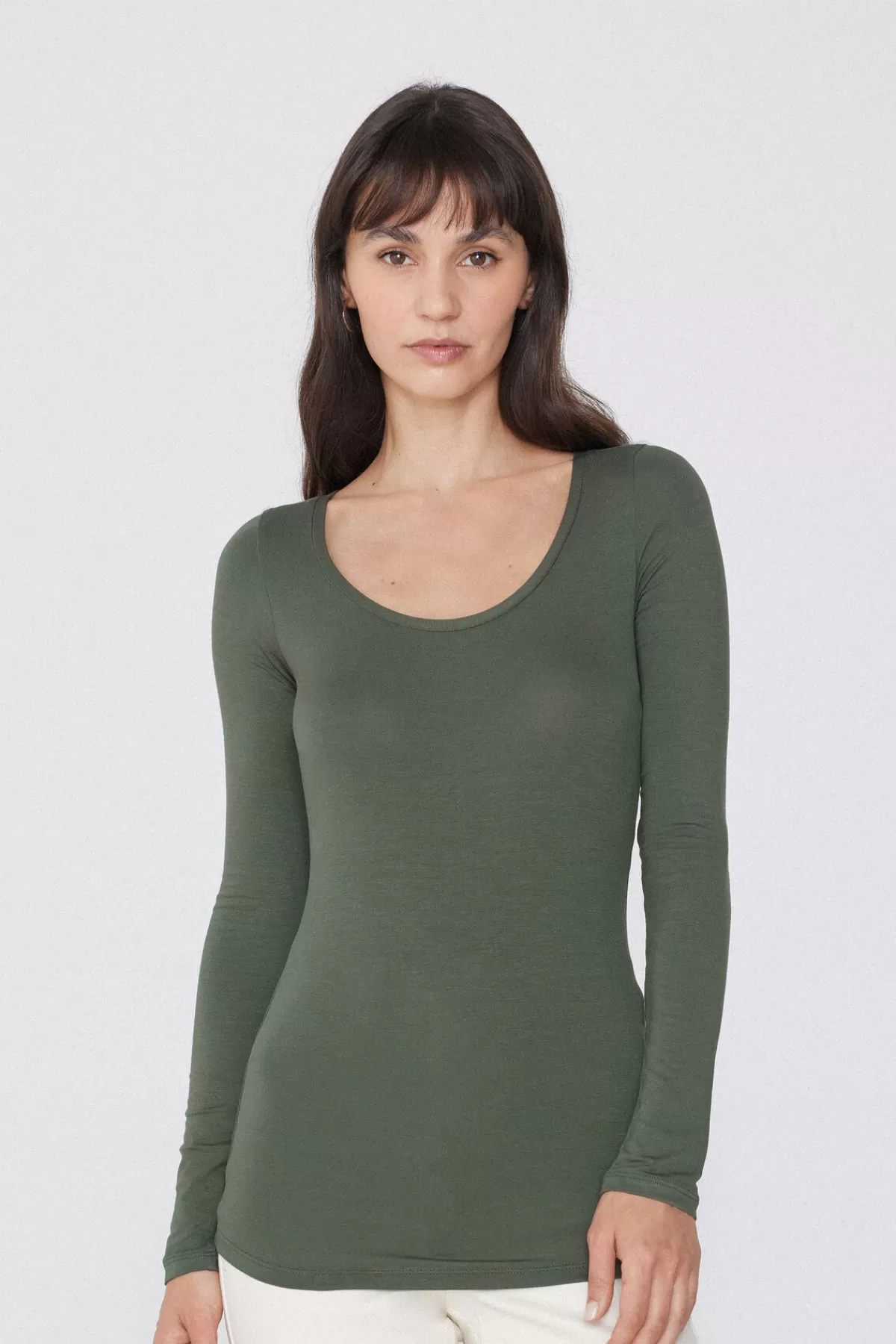 Maglione Donna con Scollo a Madonna | Fibra di Viscosa Pregiata per Autunno/Inverno | Maniche Lunghe Confortevoli