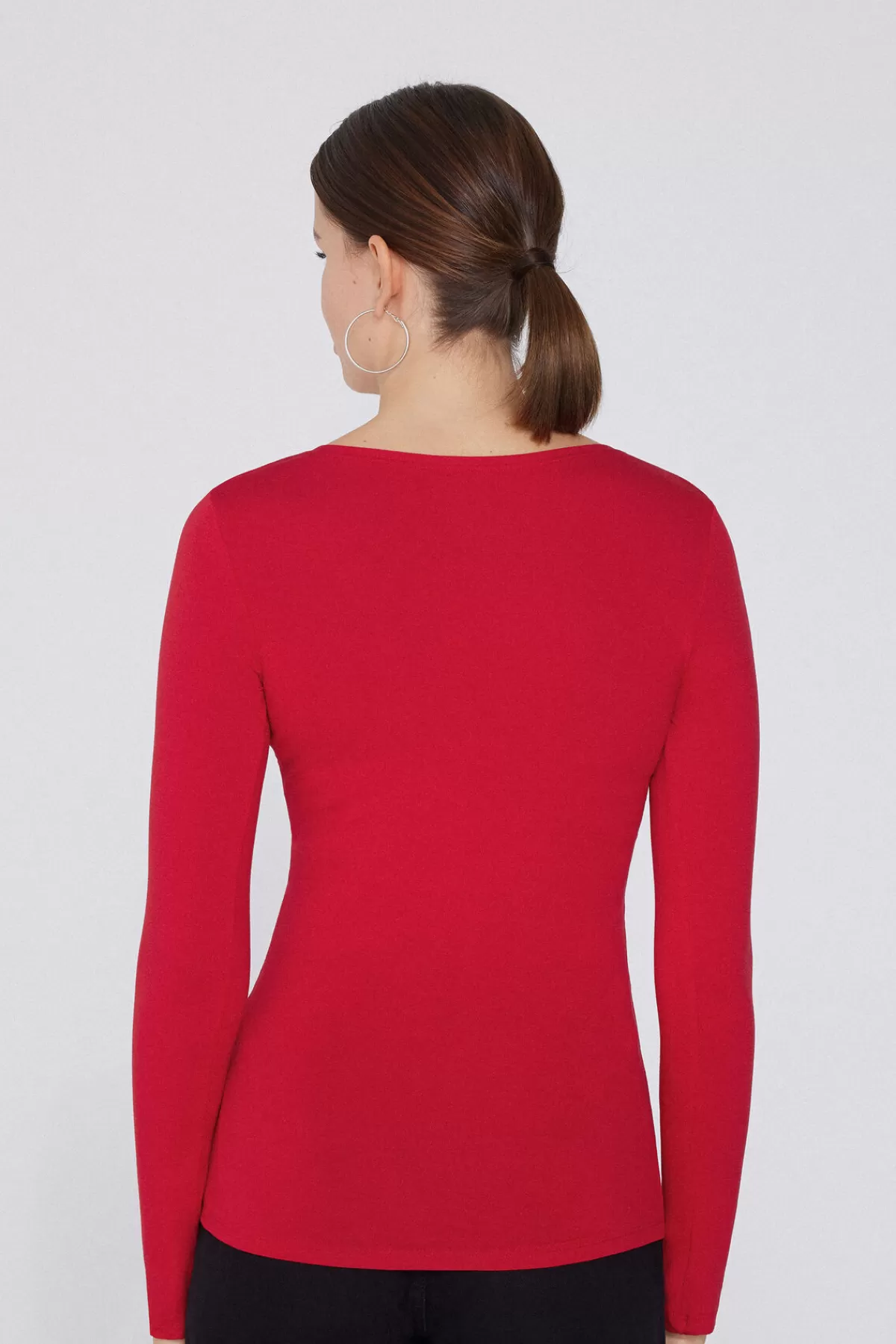Maglione Donna Tezenis con Dettaglio Scollo ampio - Maniche Lunghe Autunno/Inverno in Viscosa Morbida, Trama Elegante e Confortevole per Look Casual Chic