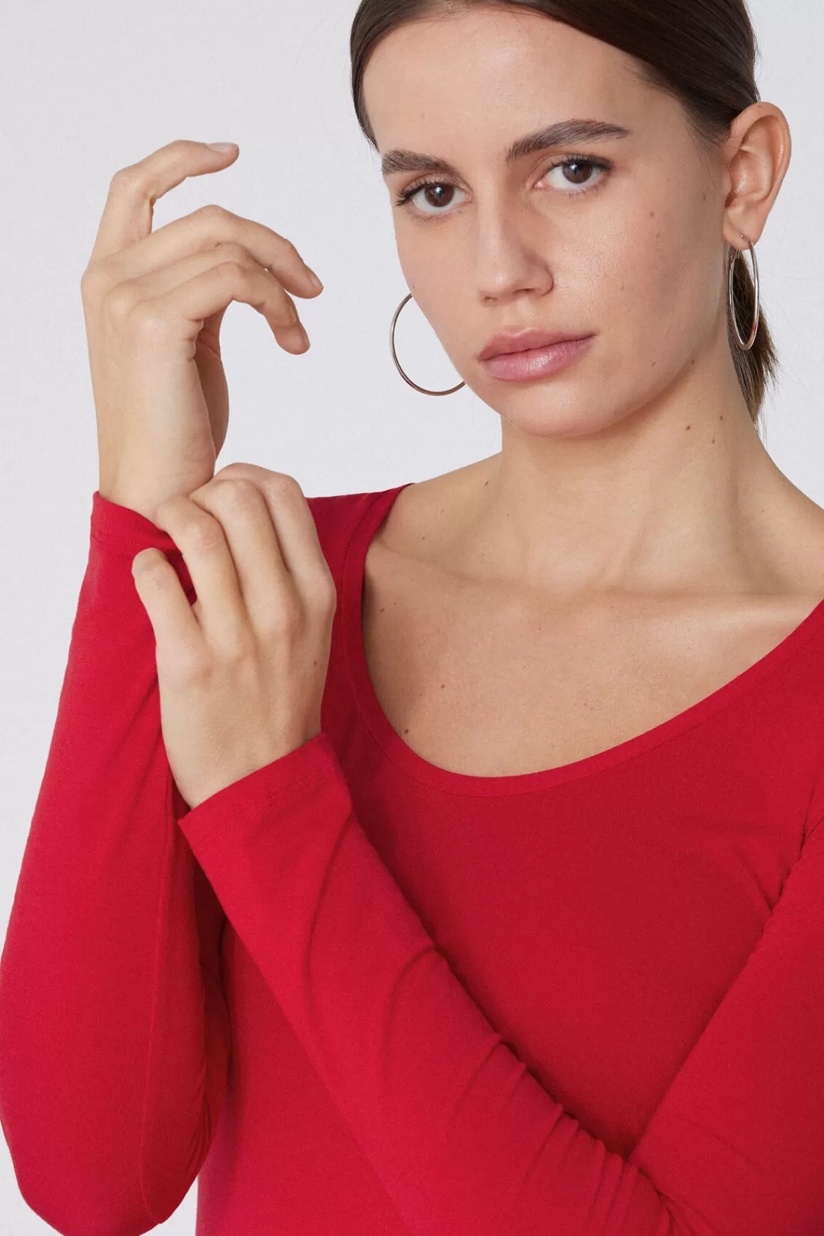 Maglione Donna Tezenis con Dettaglio Scollo ampio - Maniche Lunghe Autunno/Inverno in Viscosa Morbida, Trama Elegante e Confortevole per Look Casual Chic