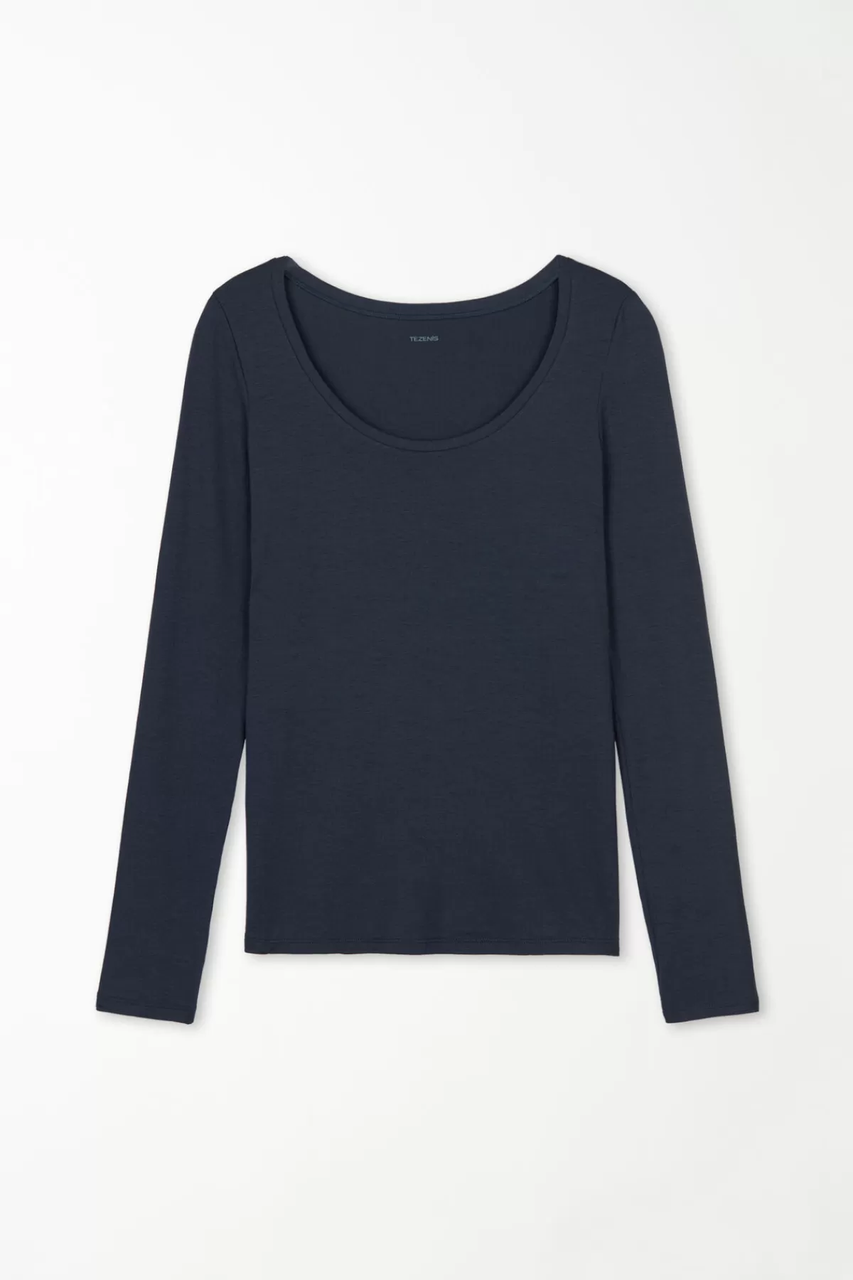 Tezenis - Maglieria Donna con Scollo Rotondo e Maniche Lunghe, Realizzata in Viscosa Morbida per Comfort Ottimale