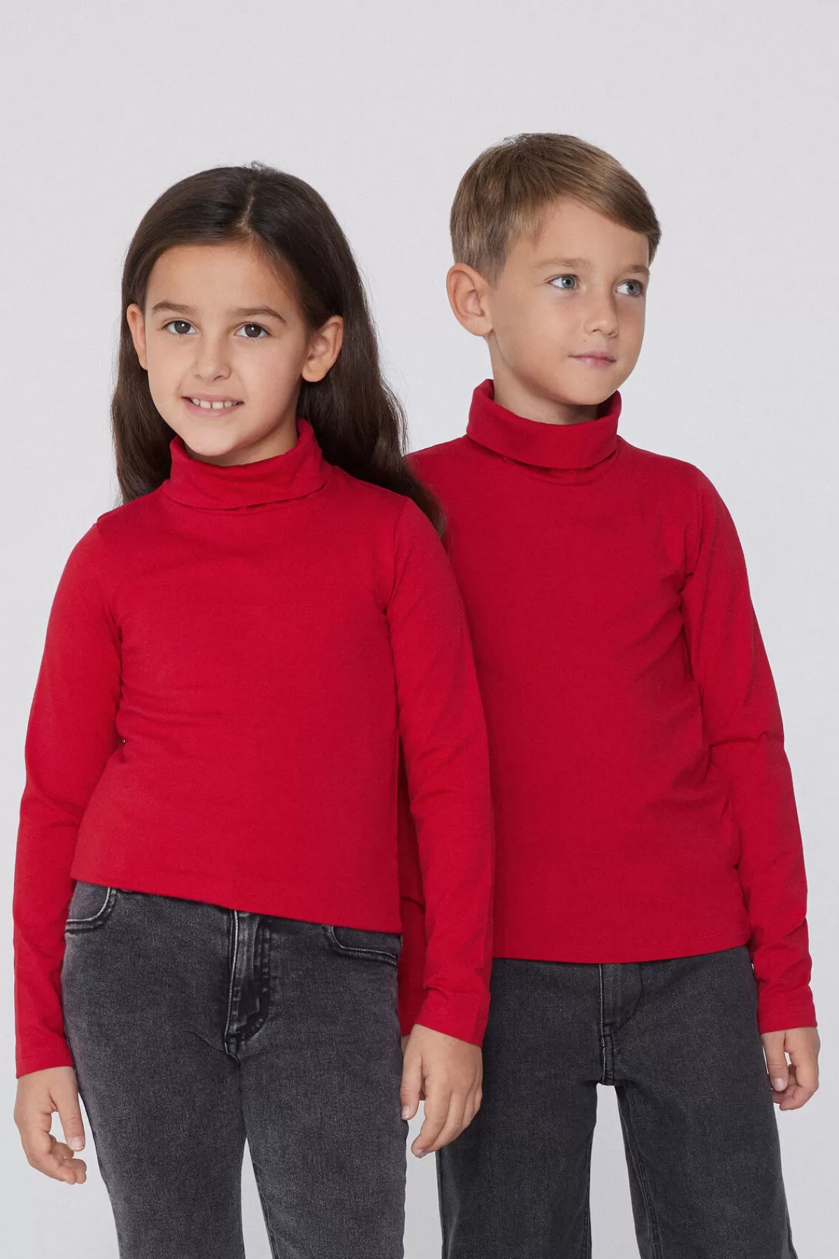 Maglione Termico Unisex Bambini con Collo Alto - Maglia Invernale Morbida a Maniche Lunghe Tezenis