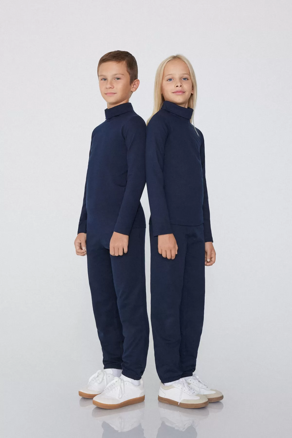 Maglia Termica Invernale Tezenis con Collo Alto e Maniche Lunghe - Intimo Caldo Unisex per Bambini, Perfetta per le Giornate Fredde