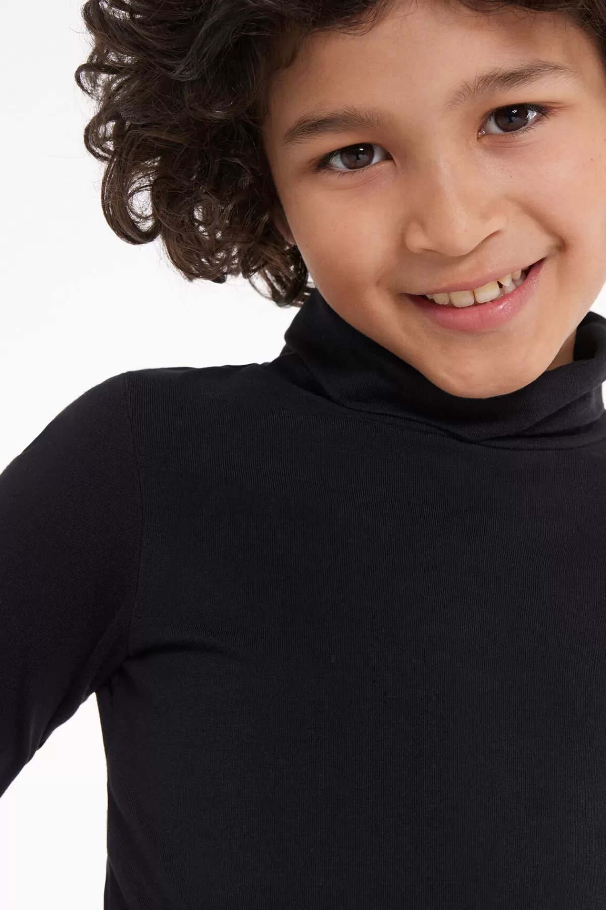 Tezenis Maglia Termica Unisex per Bambini con Collo Alto e Maniche Lunghe - Intimo Caldo e Morbido
