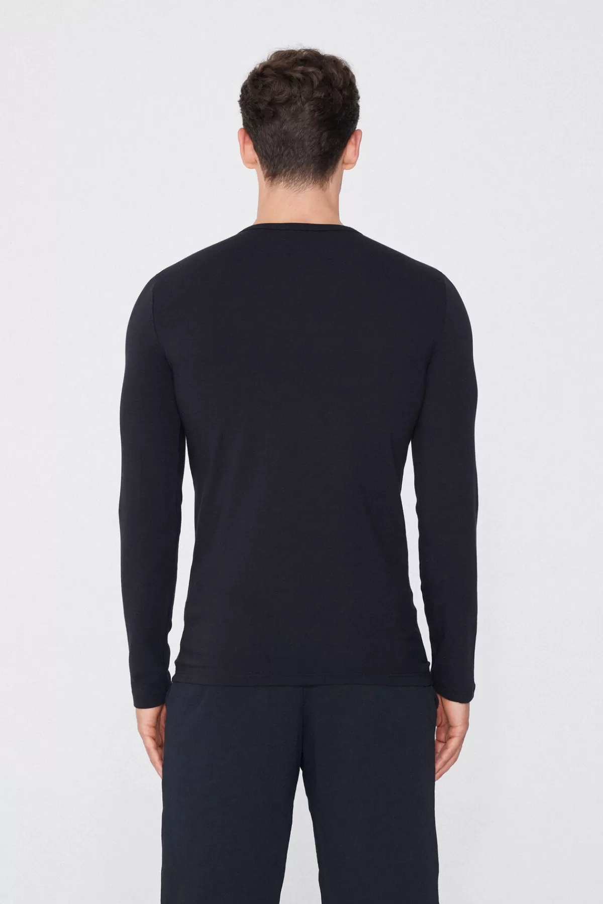 Maglia Termica Uomo Tezenis a Manica Lunga con Girocollo - Intimo Riscaldato per Freddo Intenso