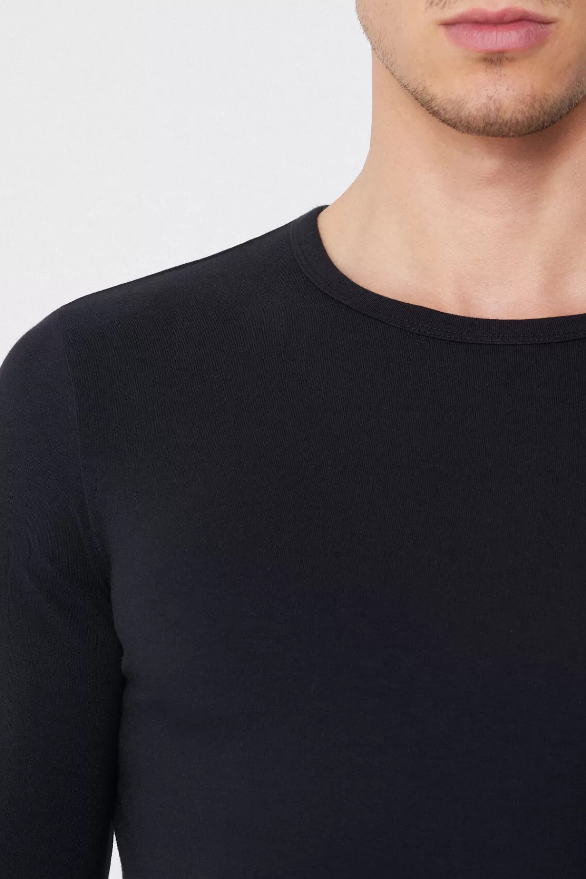 Maglia Termica Uomo Tezenis a Manica Lunga con Girocollo - Intimo Riscaldato per Freddo Intenso