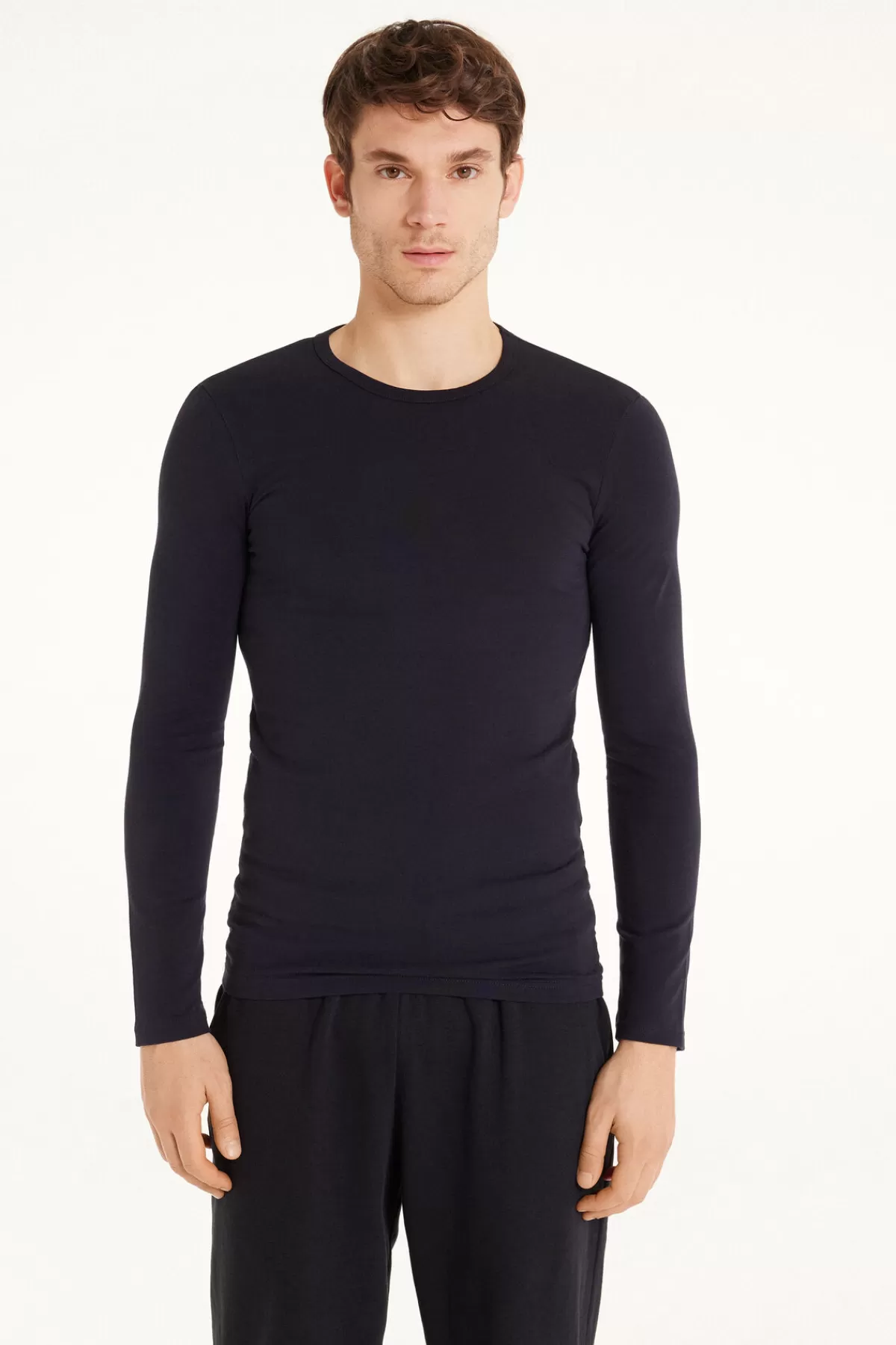 Maglione Termico Tezenis Uomo con Maniche Lunghe - Girocollo Morbido, Ideale per l'Inverno e il Freddo Intenso