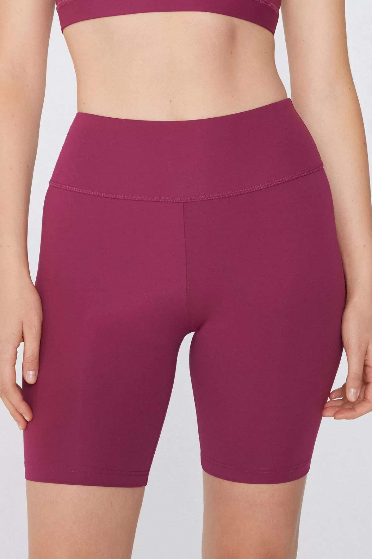 Tezenis Pantaloncini Elasticizzati Donna per Ciclismo Attivo - Design Sportivo con Fascia Alta, Ideali per Allenamento e Tempo Libero