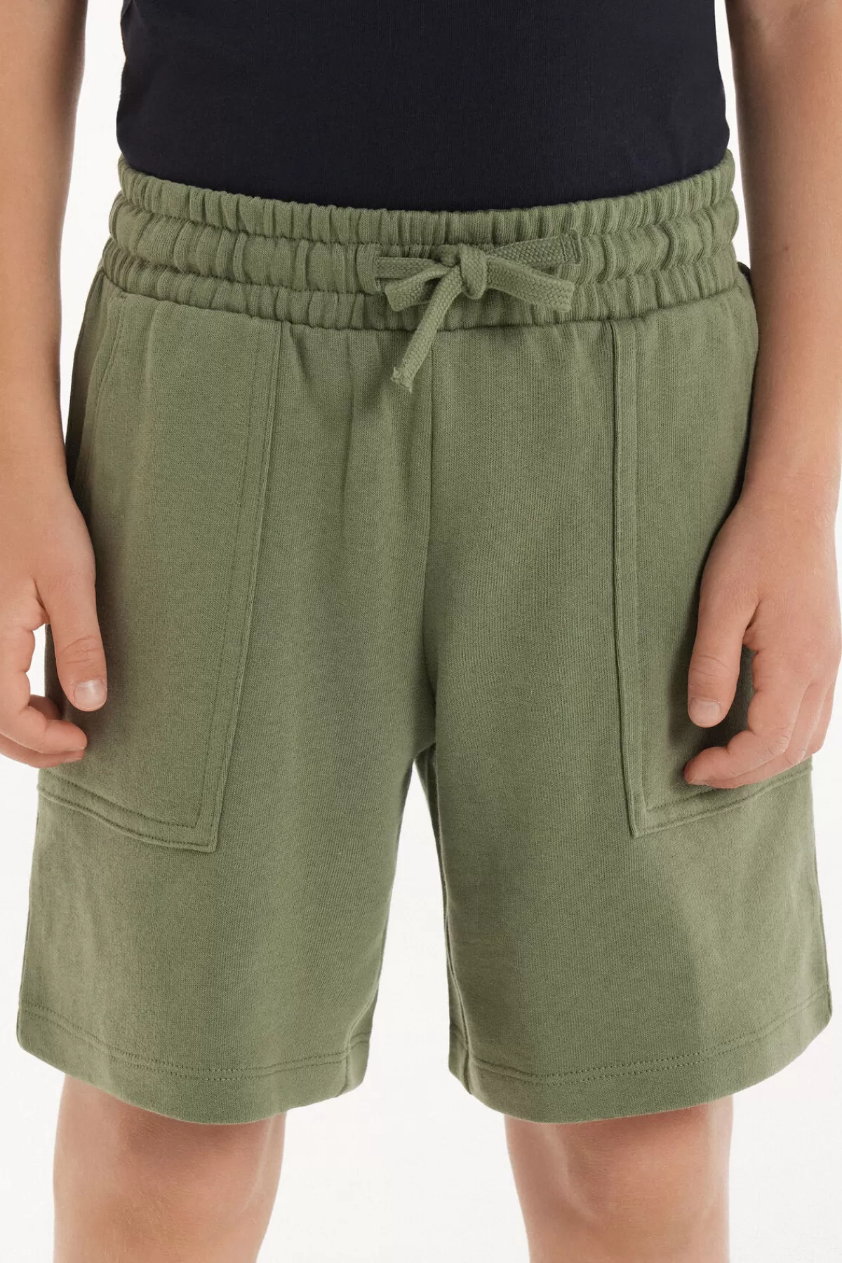 Shorts Estivi Tezenis Kids in Cotone Morbido con Taschine - Comodi e Freschi per i Piccoli Esploratori, Perfetti per Giocare all'Aperto