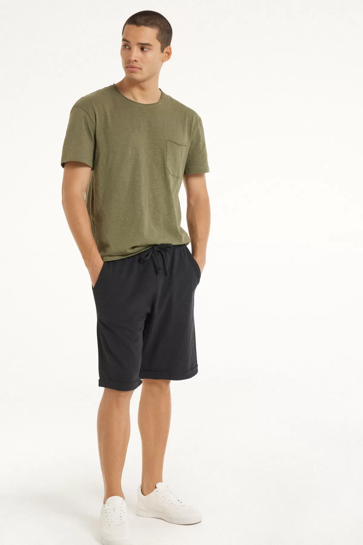 Tezenis Shorts Uomo in Tessuto Piquet - Corti Confortevoli per l'Estate